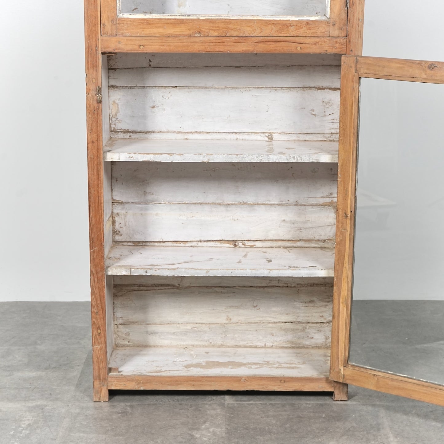 ヴィンテージ ガラスキャビネット