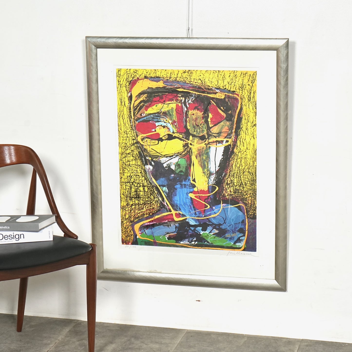 【Guillaume Theodoor Lo-a-Njoe】リトグラフ(Ed.84/150)79cm×99.5cm