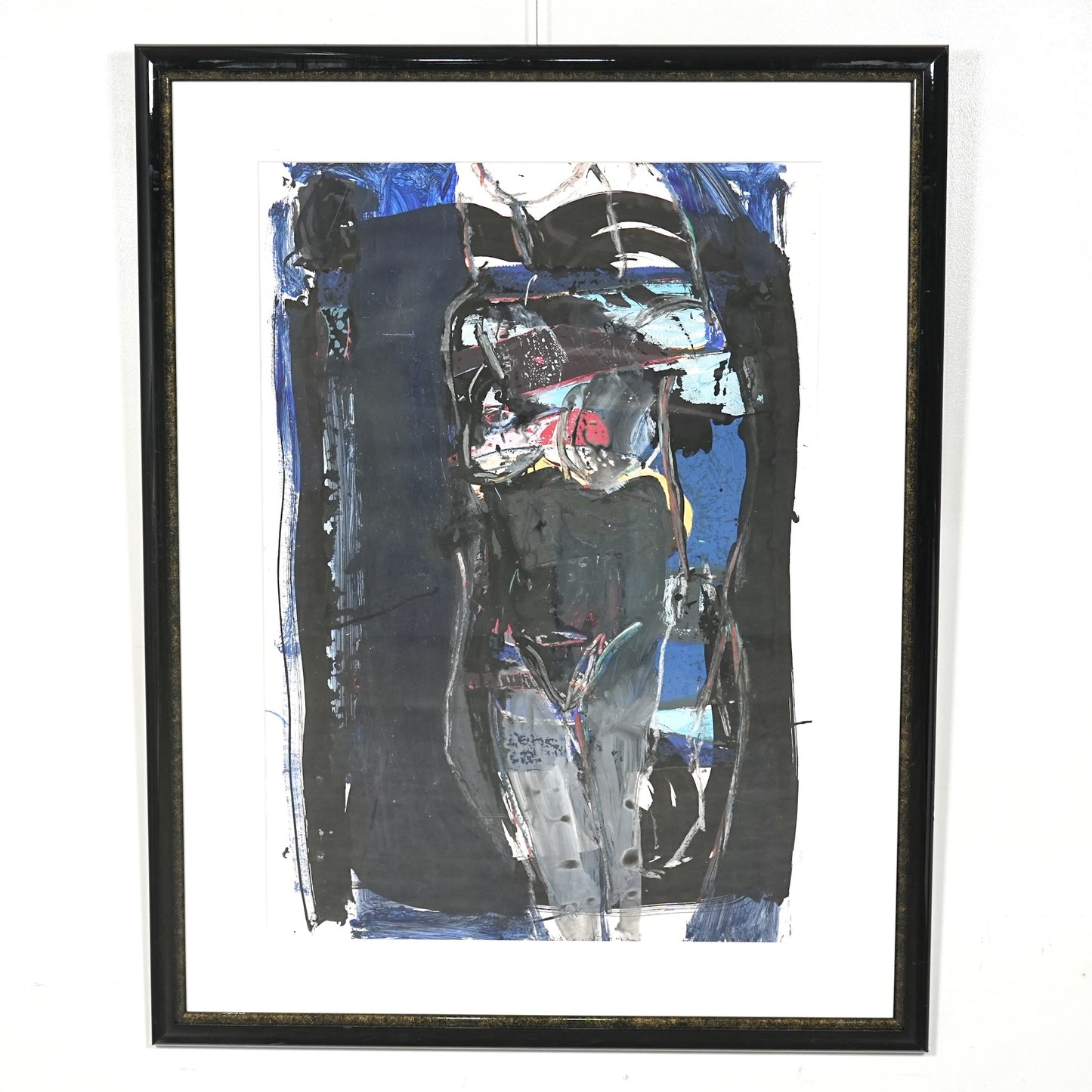 デンマークヴィンテージ 抽象画オイルペインティング 109cm×139.5cm