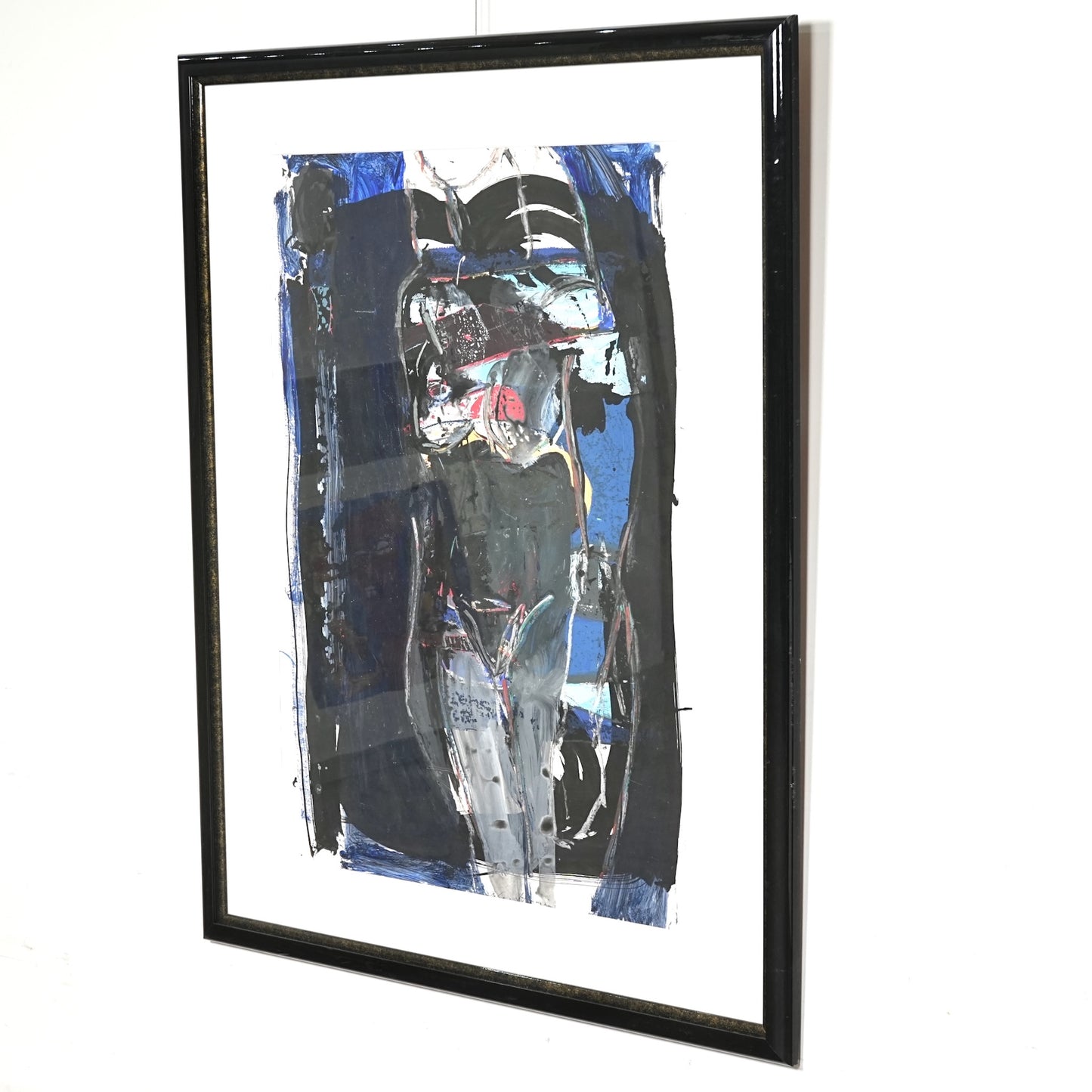 デンマークヴィンテージ 抽象画オイルペインティング 109cm×139.5cm