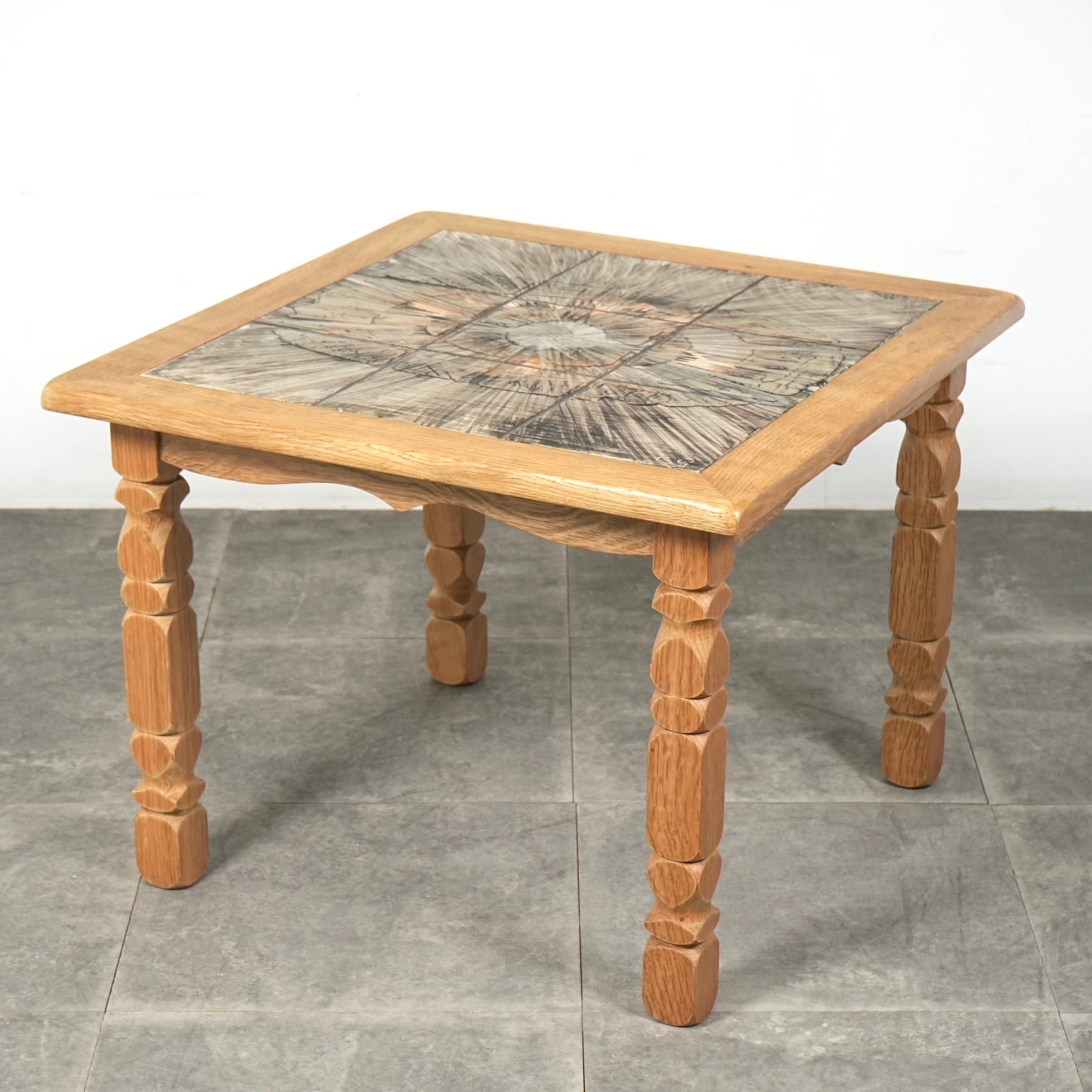 デンマーク製タイルトップ センターテーブル timehype ローテーブル