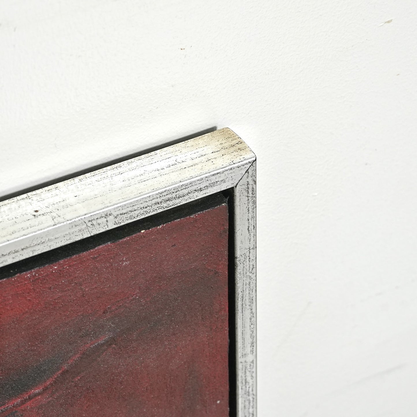 デンマークヴィンテージ 抽象画オイルペインティング 84cm×64cm