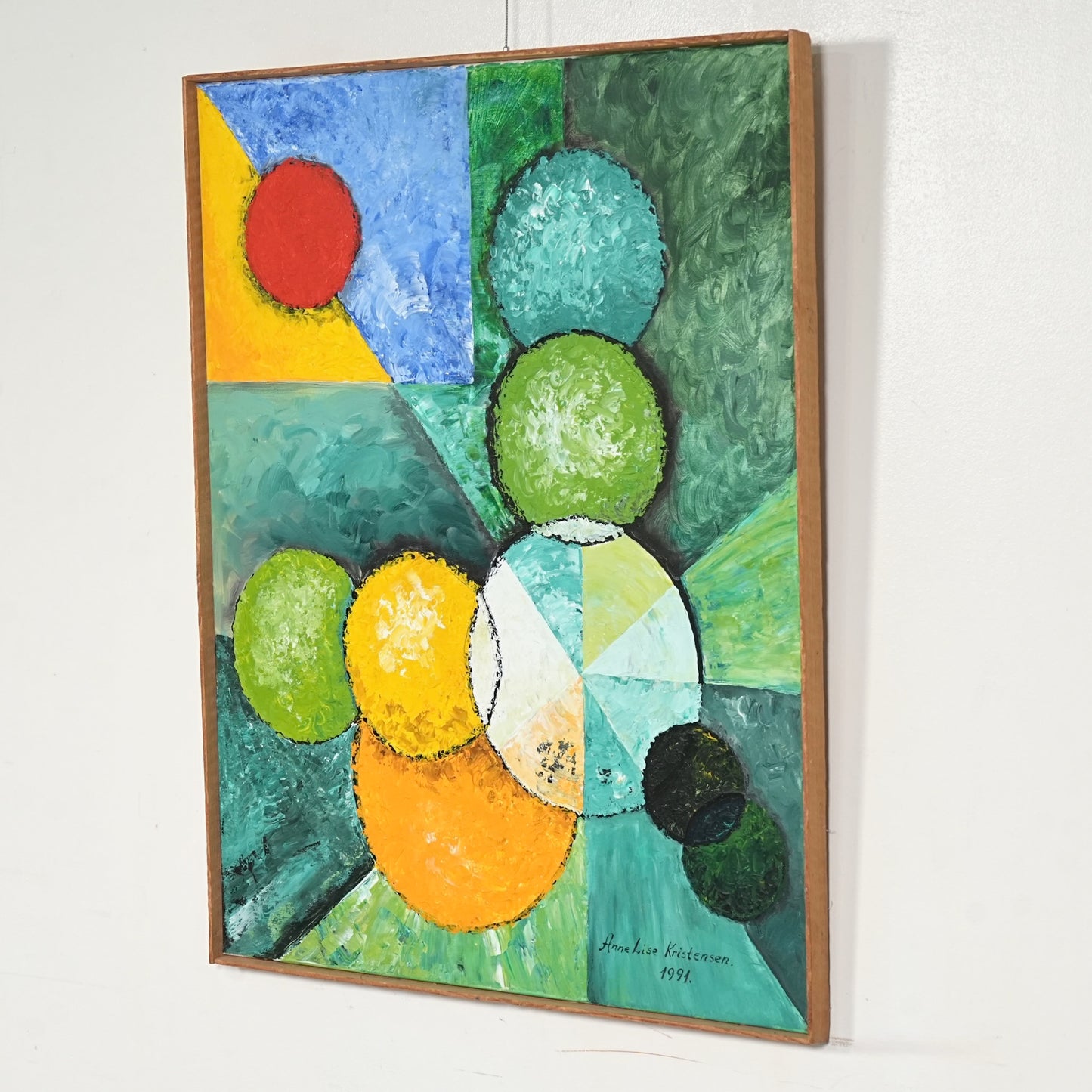 デンマークヴィンテージ オイルペインティング 66cm×79.5cm