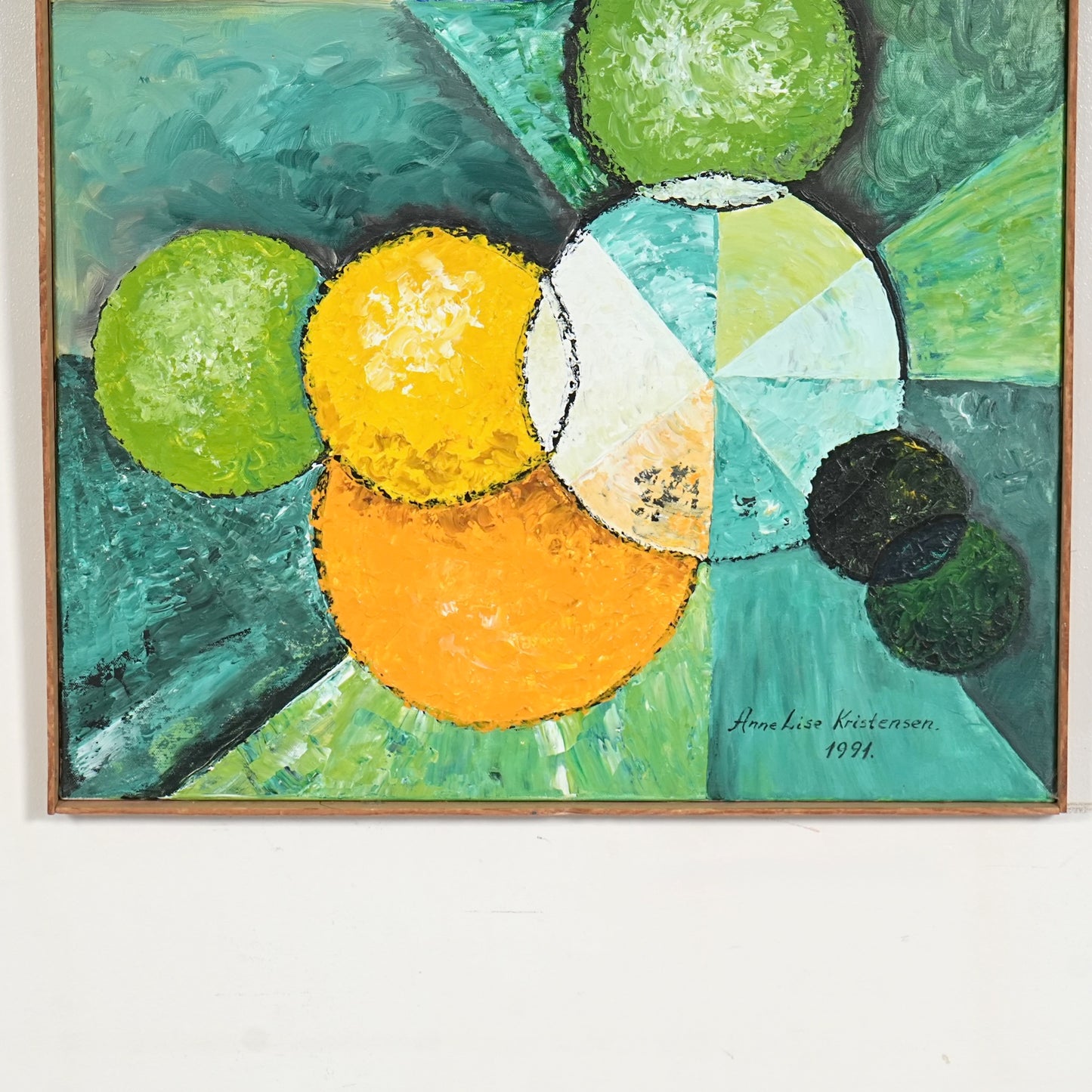 デンマークヴィンテージ オイルペインティング 66cm×79.5cm