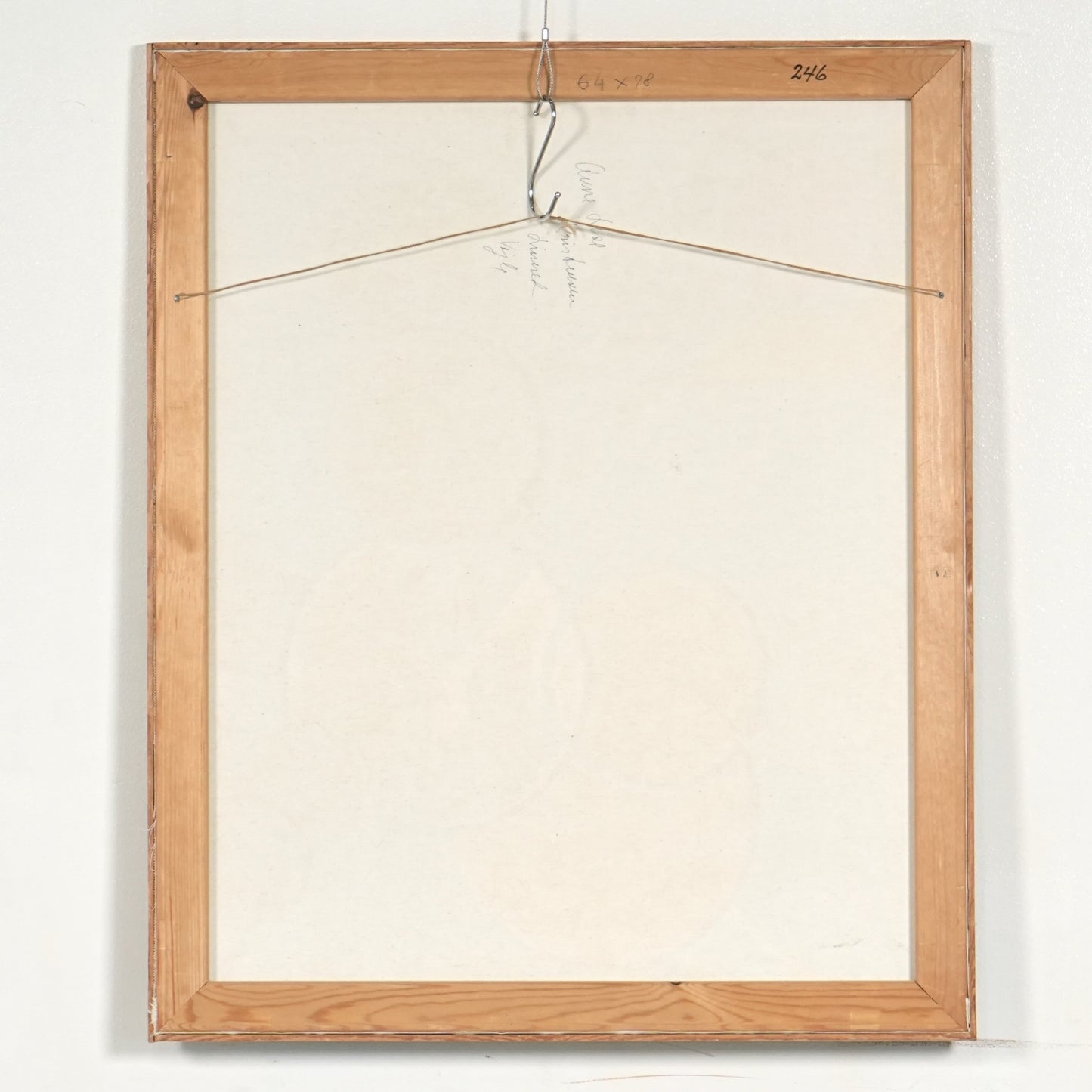 デンマークヴィンテージ オイルペインティング 66cm×79.5cm