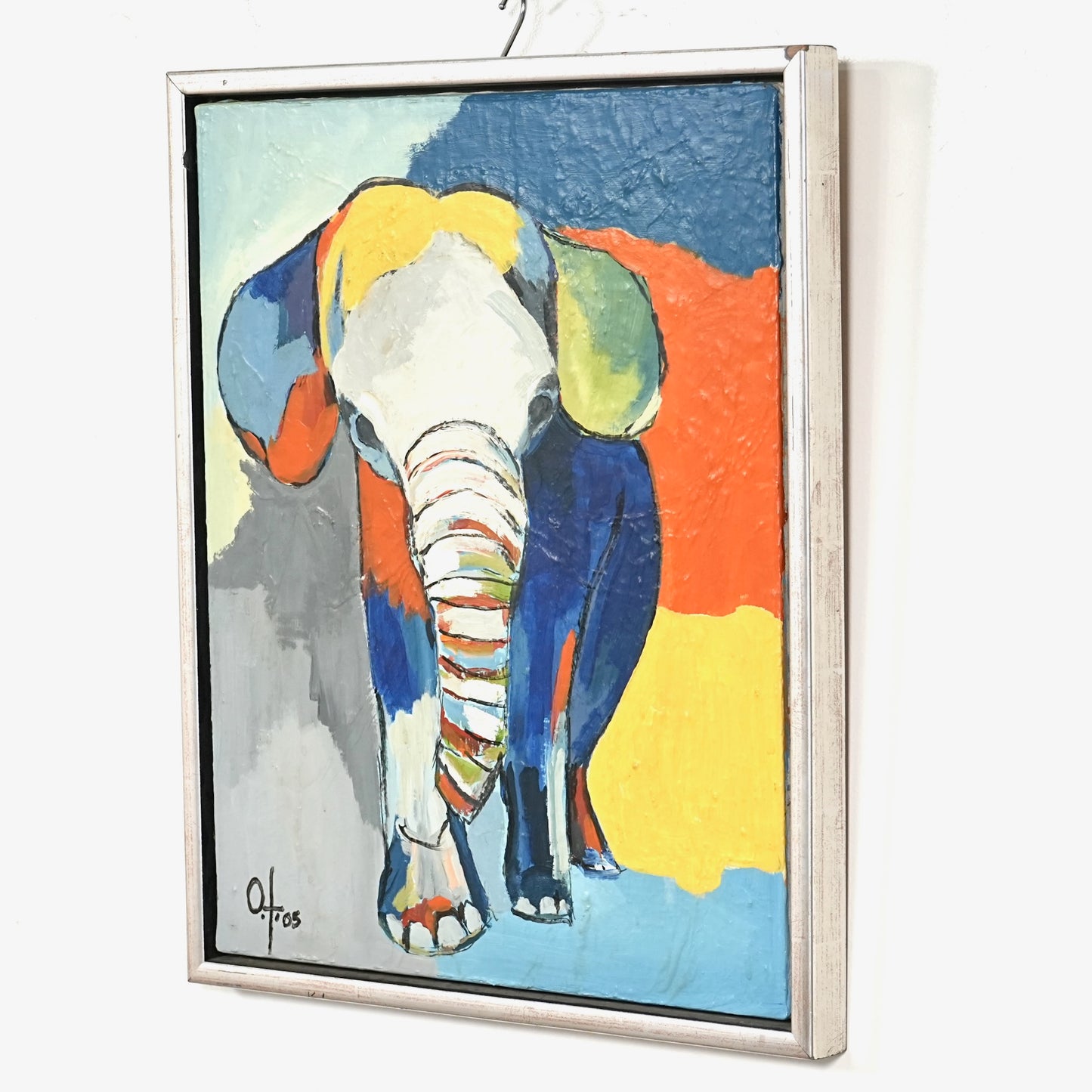 デンマークヴィンテージ オイルペインティング 49.5cm×60.5cm