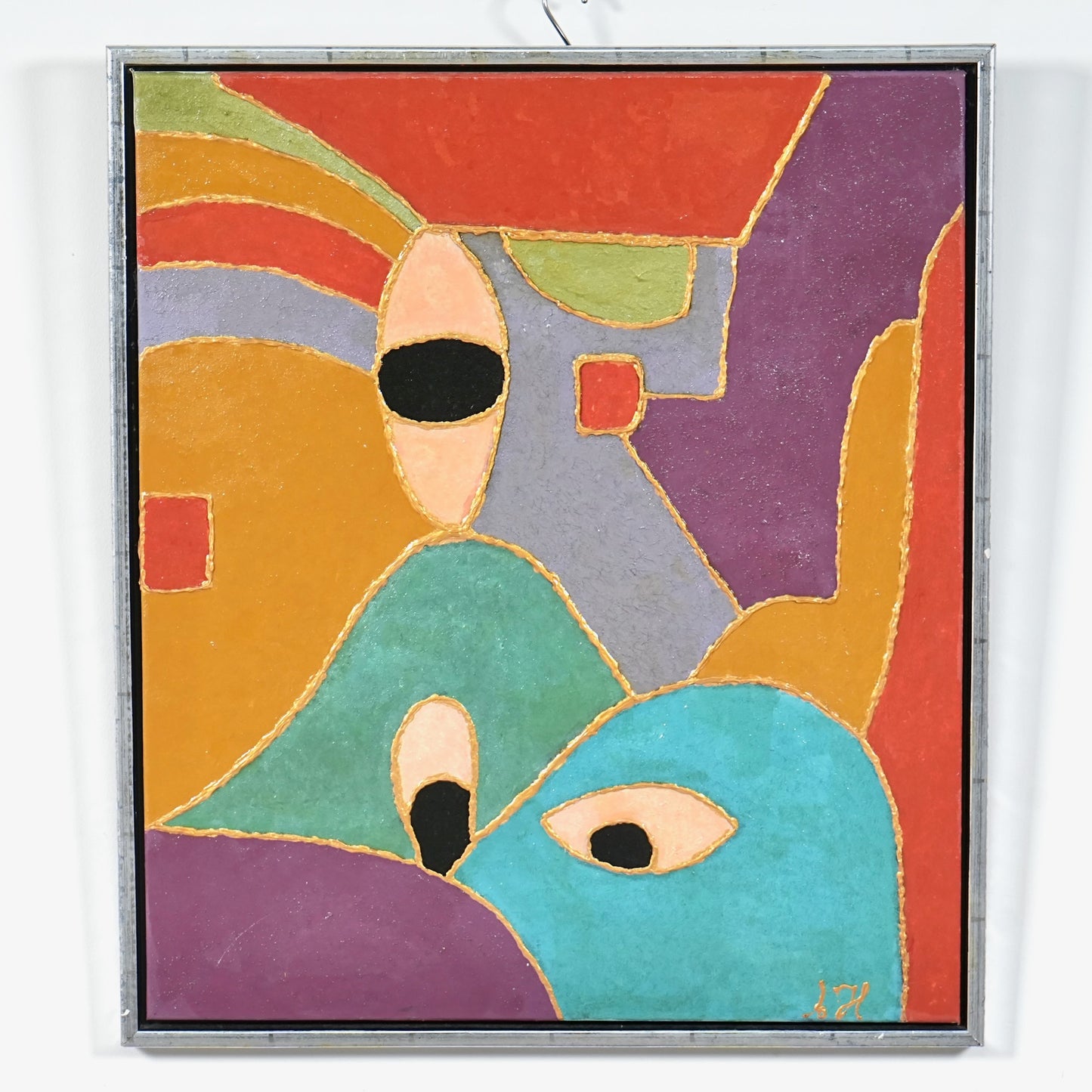 デンマークヴィンテージ オイルペインティング 64cm×74cm