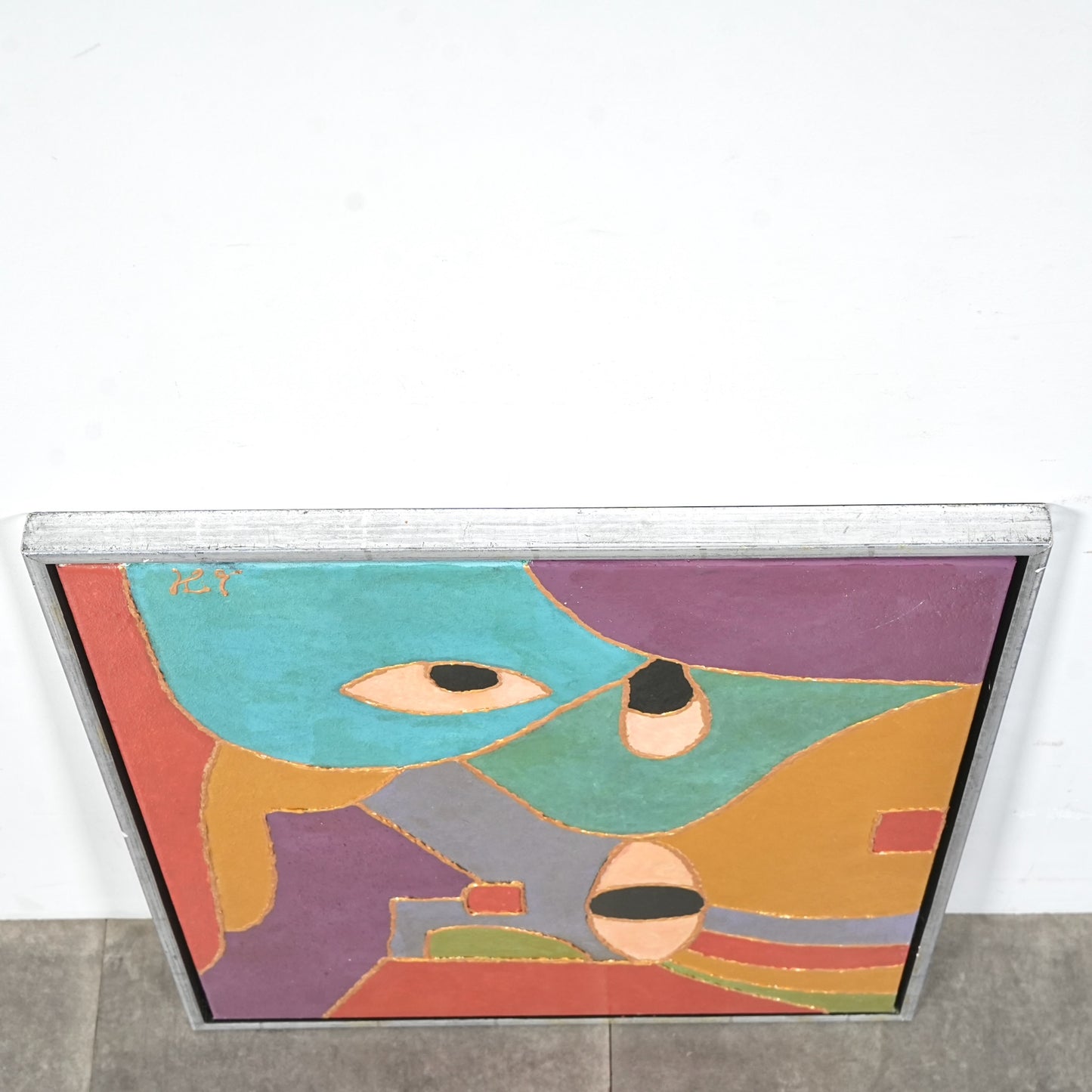 デンマークヴィンテージ オイルペインティング 64cm×74cm