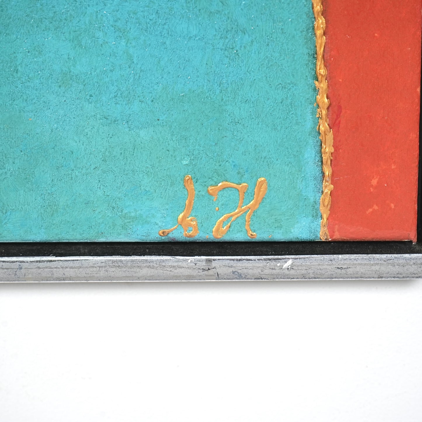 デンマークヴィンテージ オイルペインティング 64cm×74cm