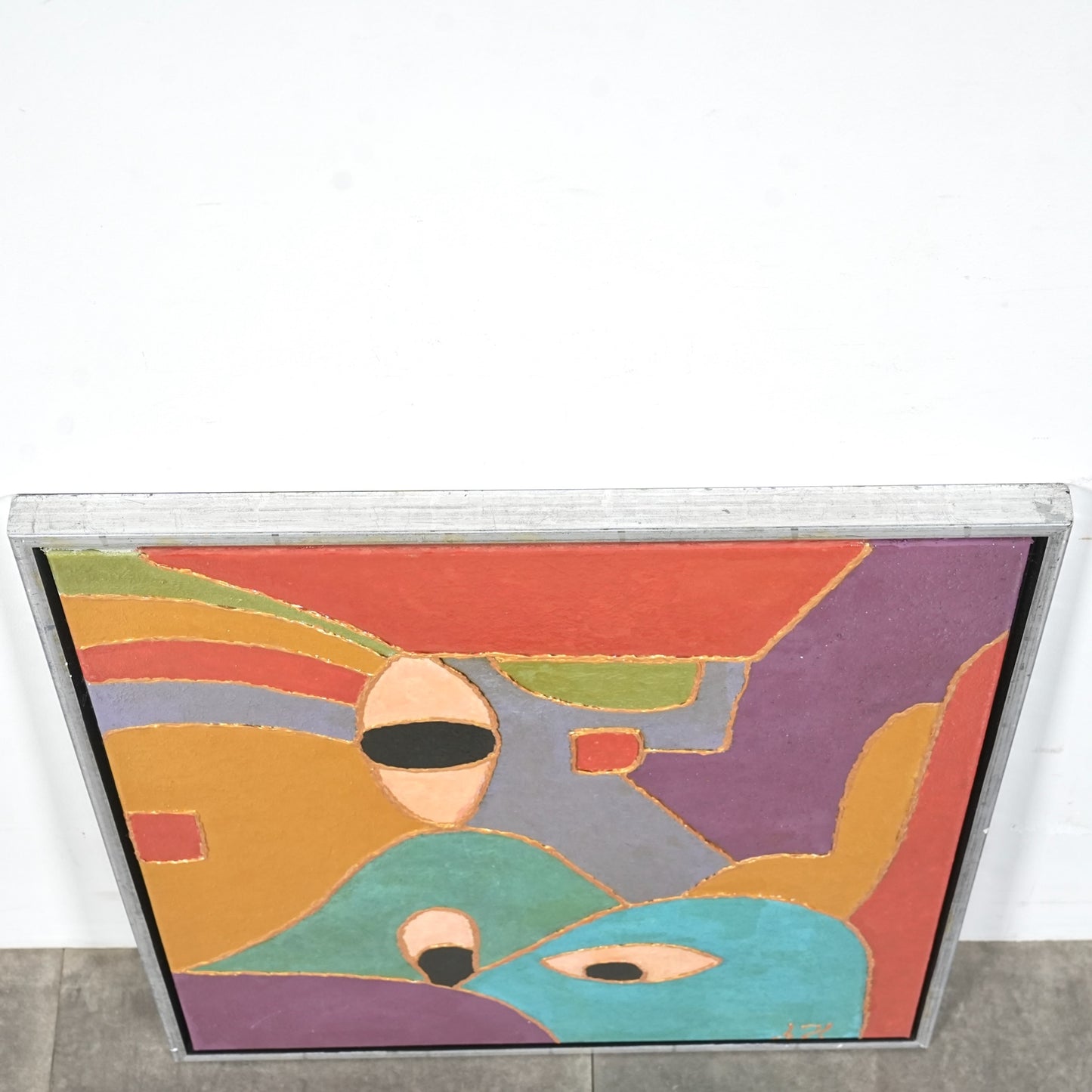 デンマークヴィンテージ オイルペインティング 64cm×74cm