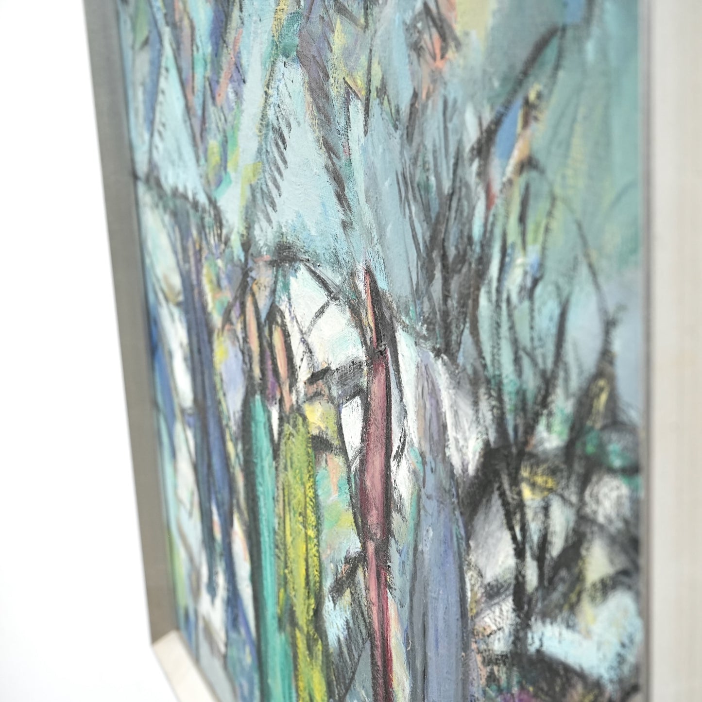 【Tove Schultz】抽象画オイルペインティング 85.5cm×68.5cm