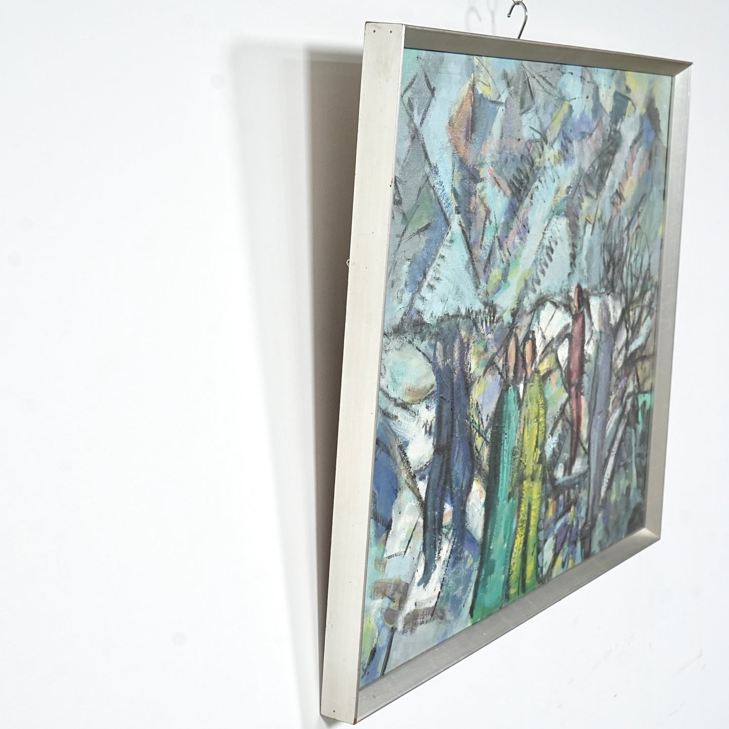 【Tove Schultz】抽象画オイルペインティング 85.5cm×68.5cm
