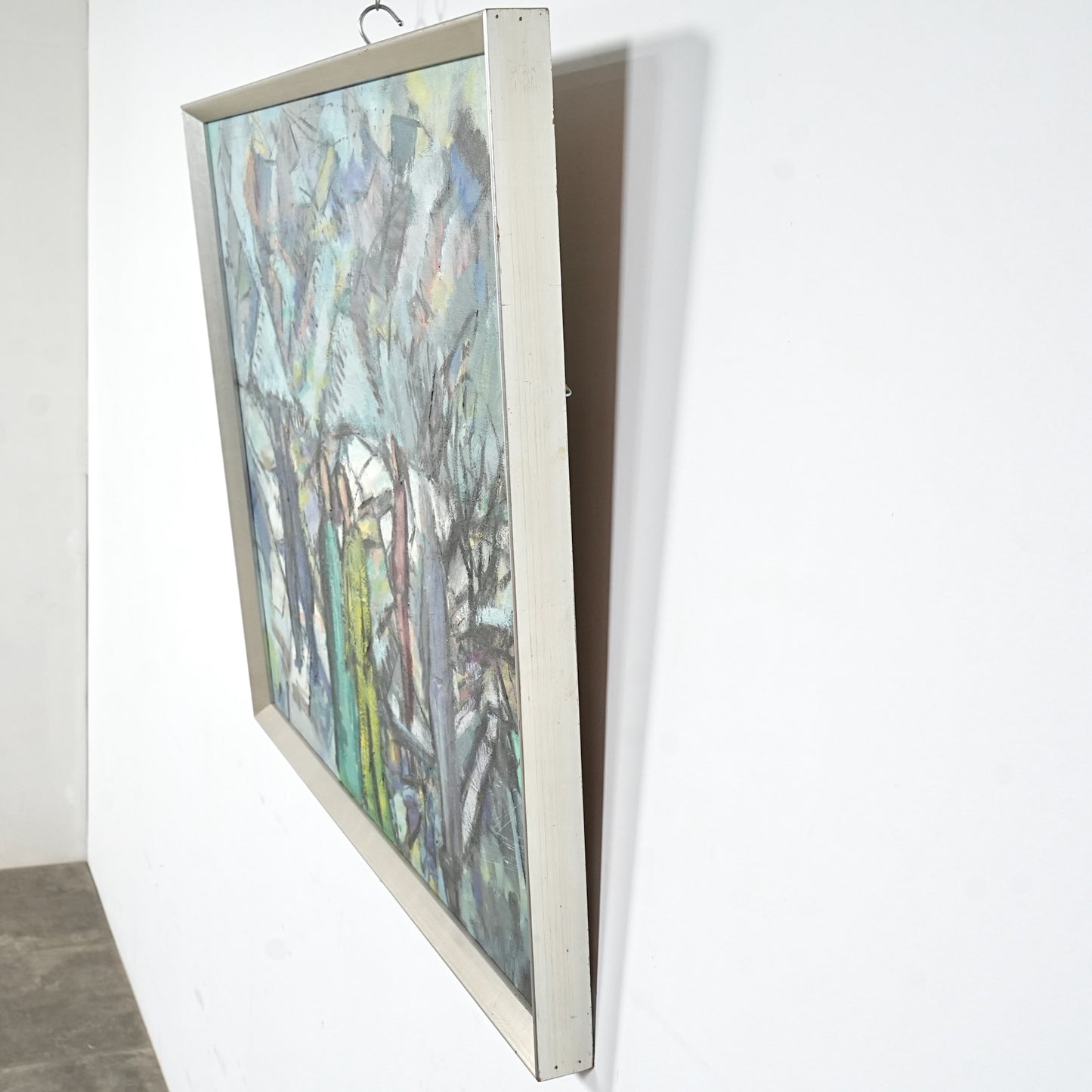 【Tove Schultz】抽象画オイルペインティング 85.5cm×68.5cm