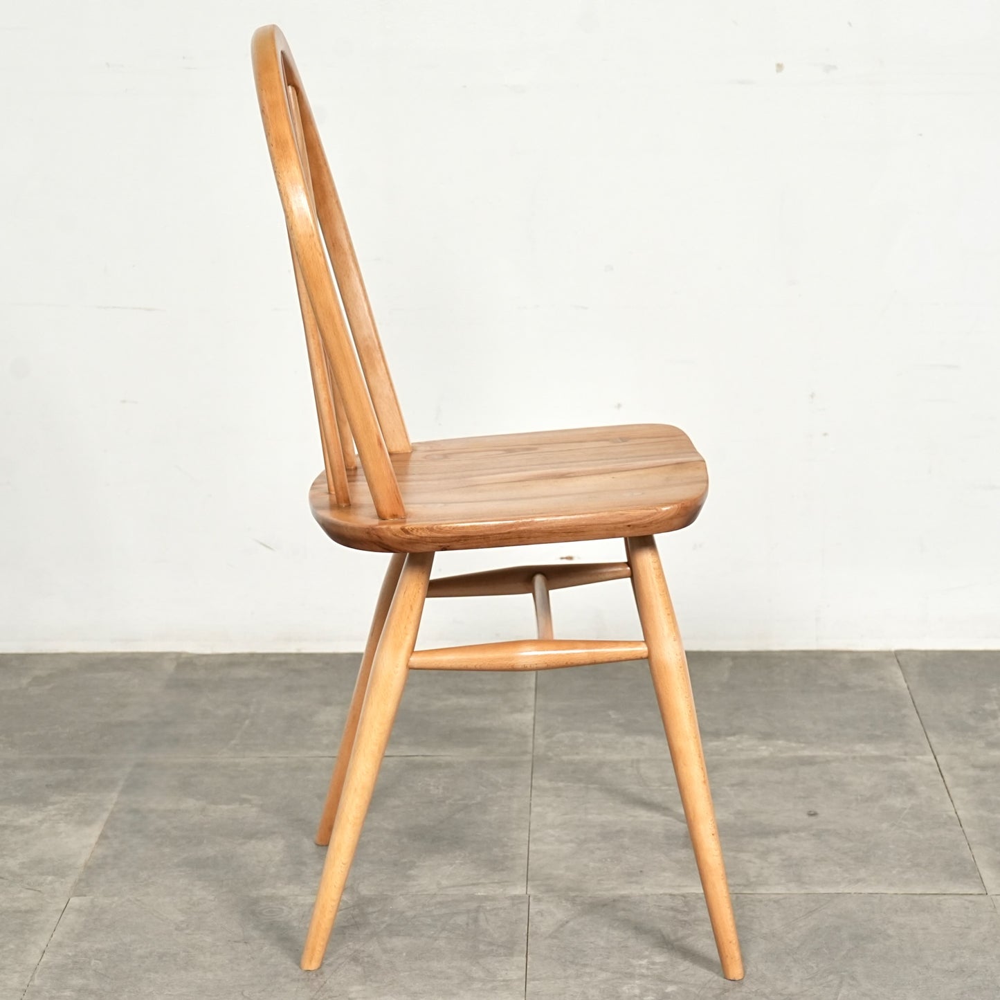 【ERCOL】ヴィンテージ フープバックチェア(メープル)
