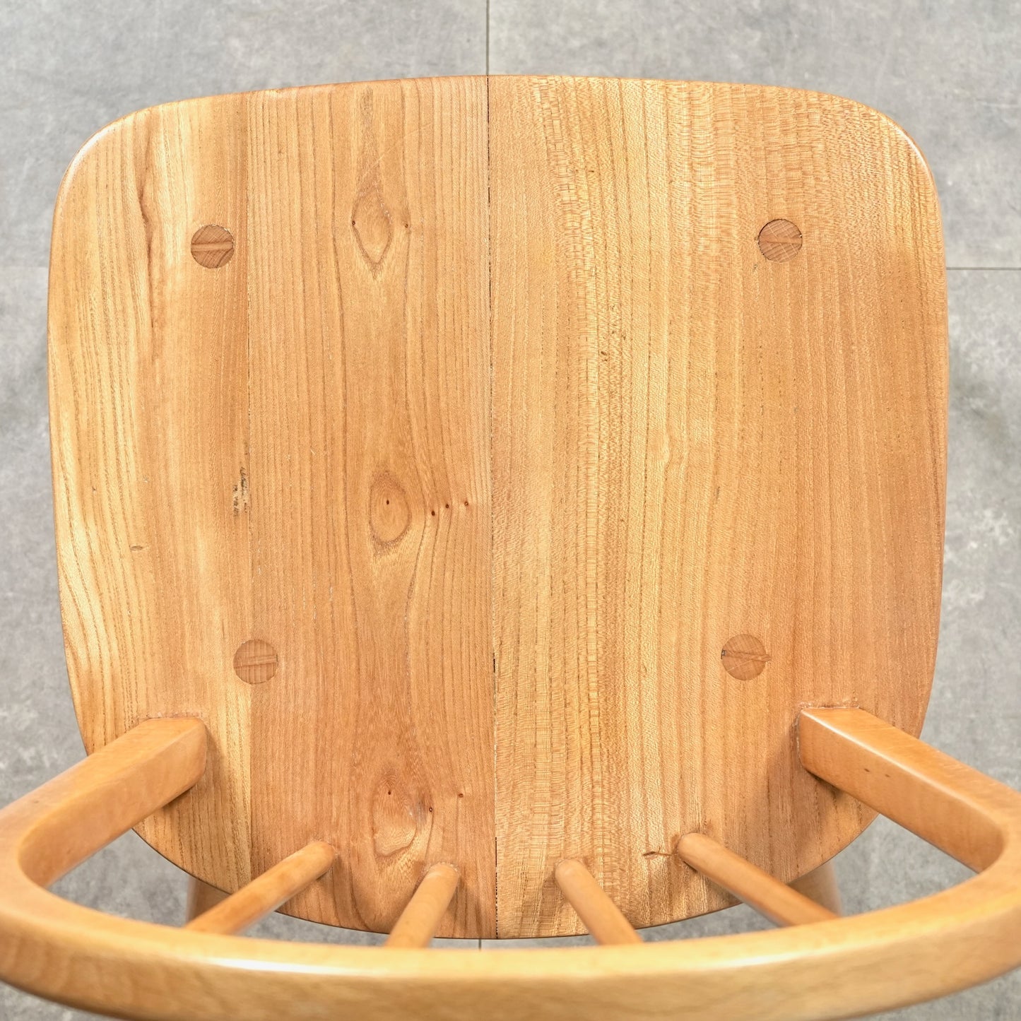 【ERCOL】ヴィンテージ フープバックチェア(メープル)