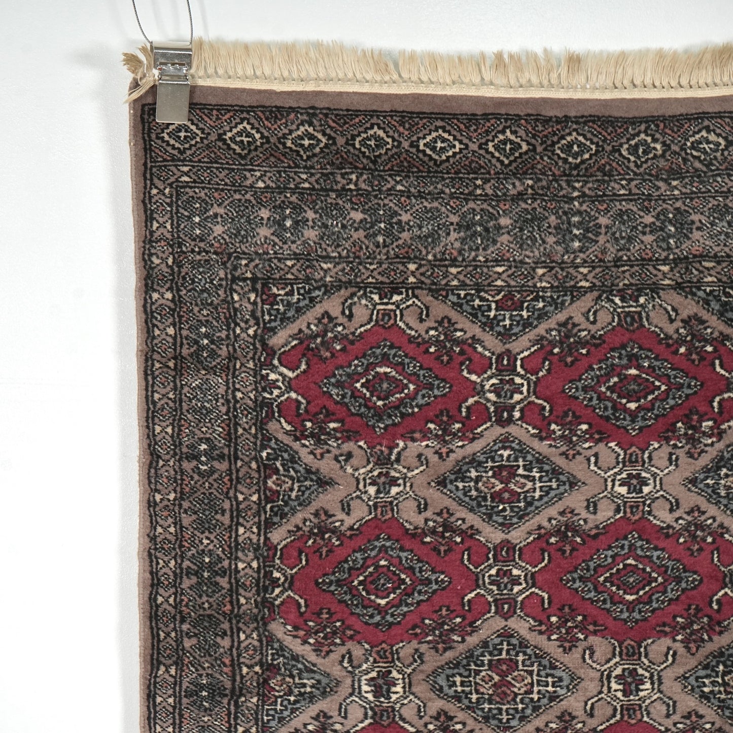 送料無料 ヴィンテージ ラグ(手織り/124cm×76.5cm)