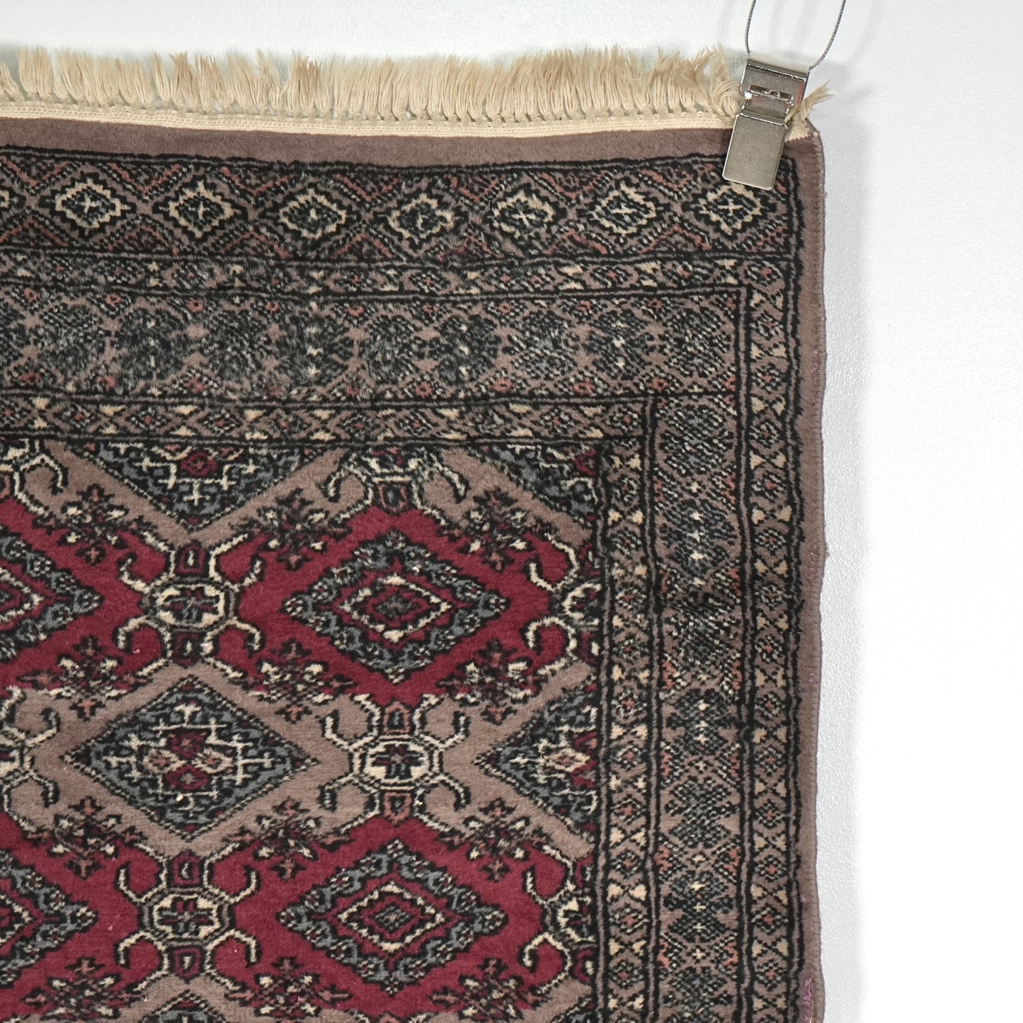 送料無料 ヴィンテージ ラグ(手織り/124cm×76.5cm)