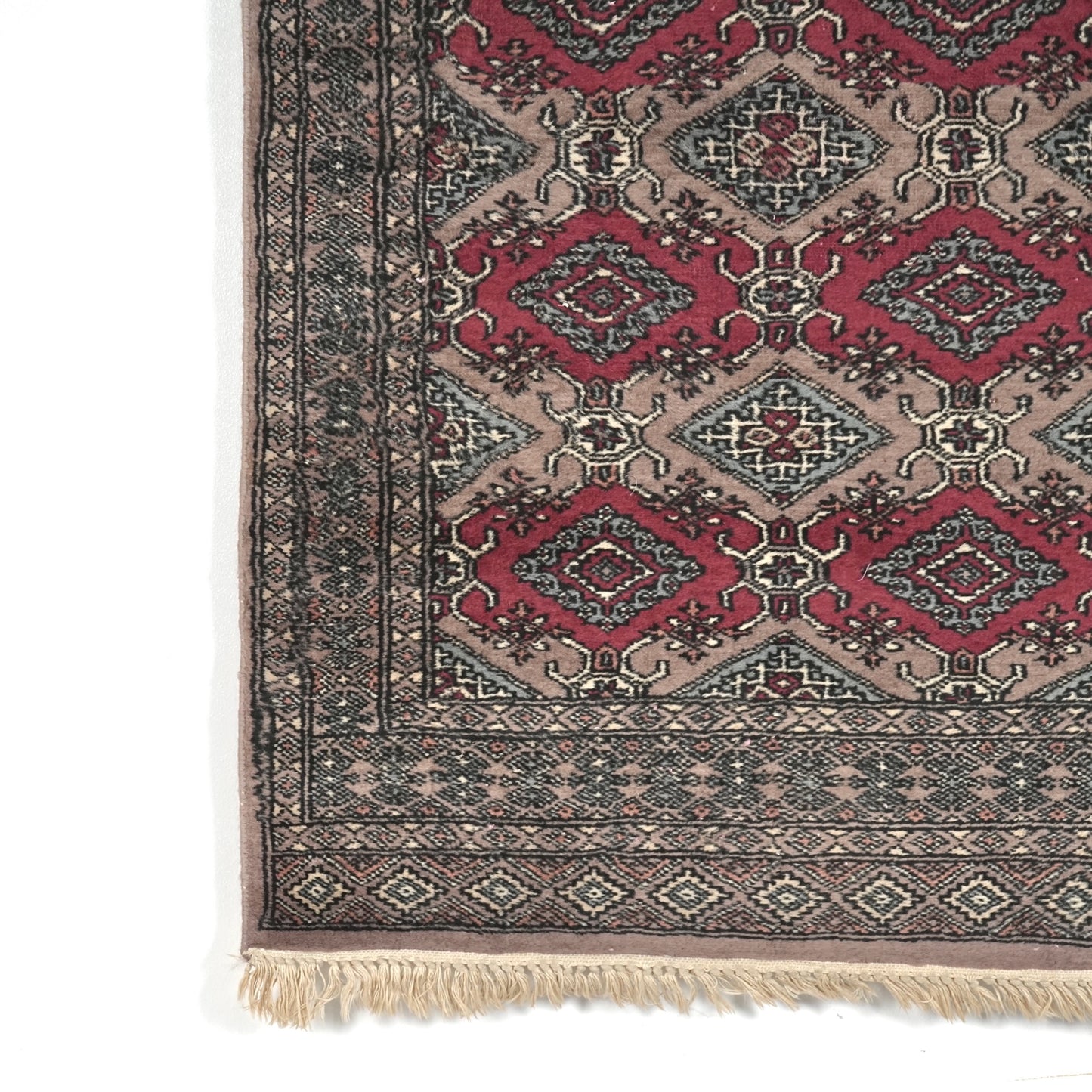 送料無料 ヴィンテージ ラグ(手織り/124cm×76.5cm)