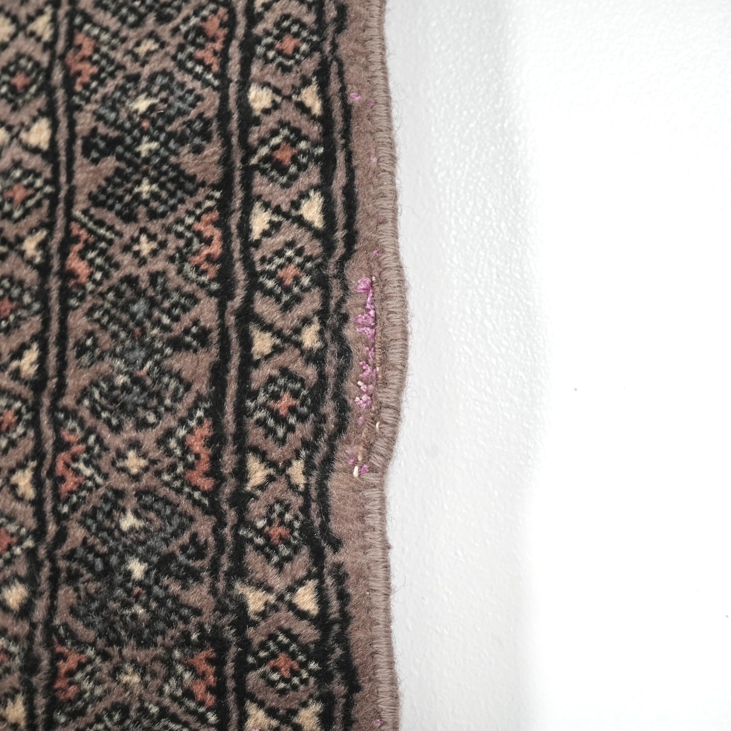 送料無料 ヴィンテージ ラグ(手織り/124cm×76.5cm)