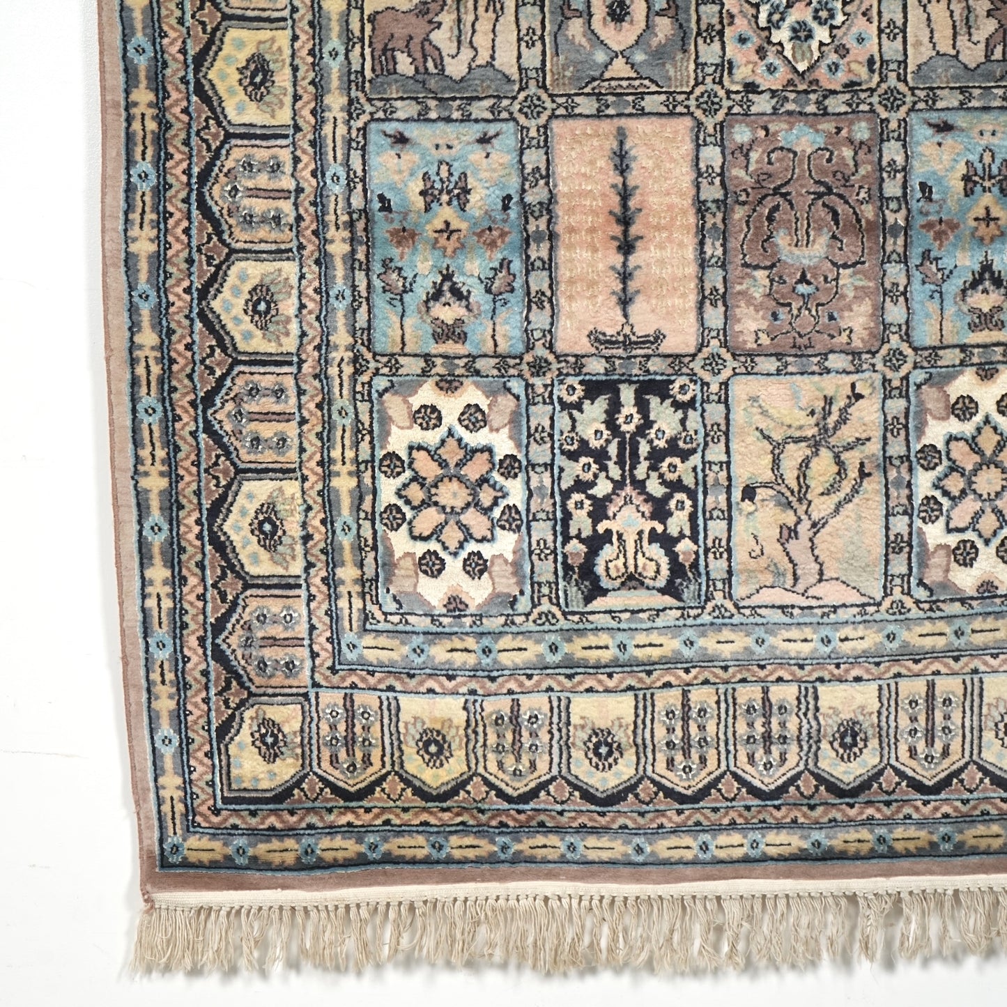 送料無料 ヴィンテージ ラグ(手織り/199cm×121.5cm)