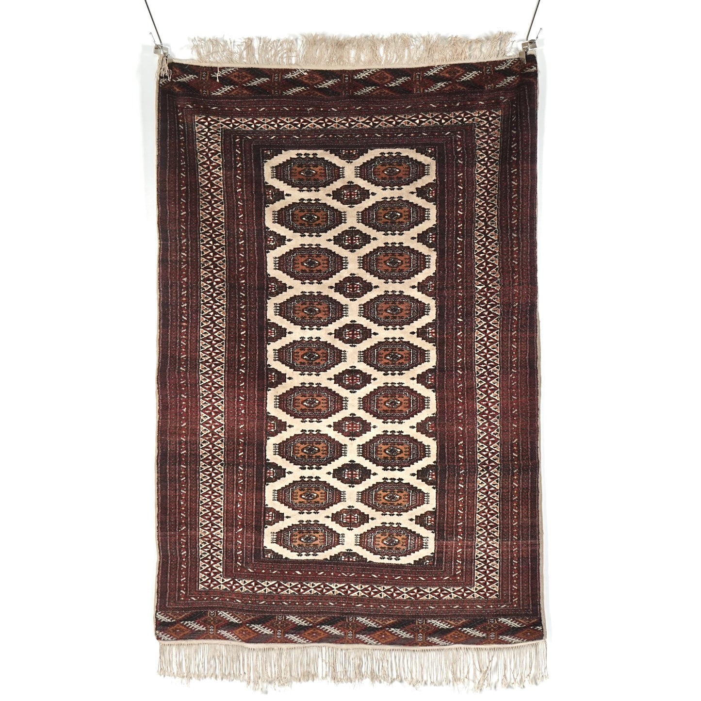 送料無料 ヴィンテージ ラグ(手織り/212cm×126cm)