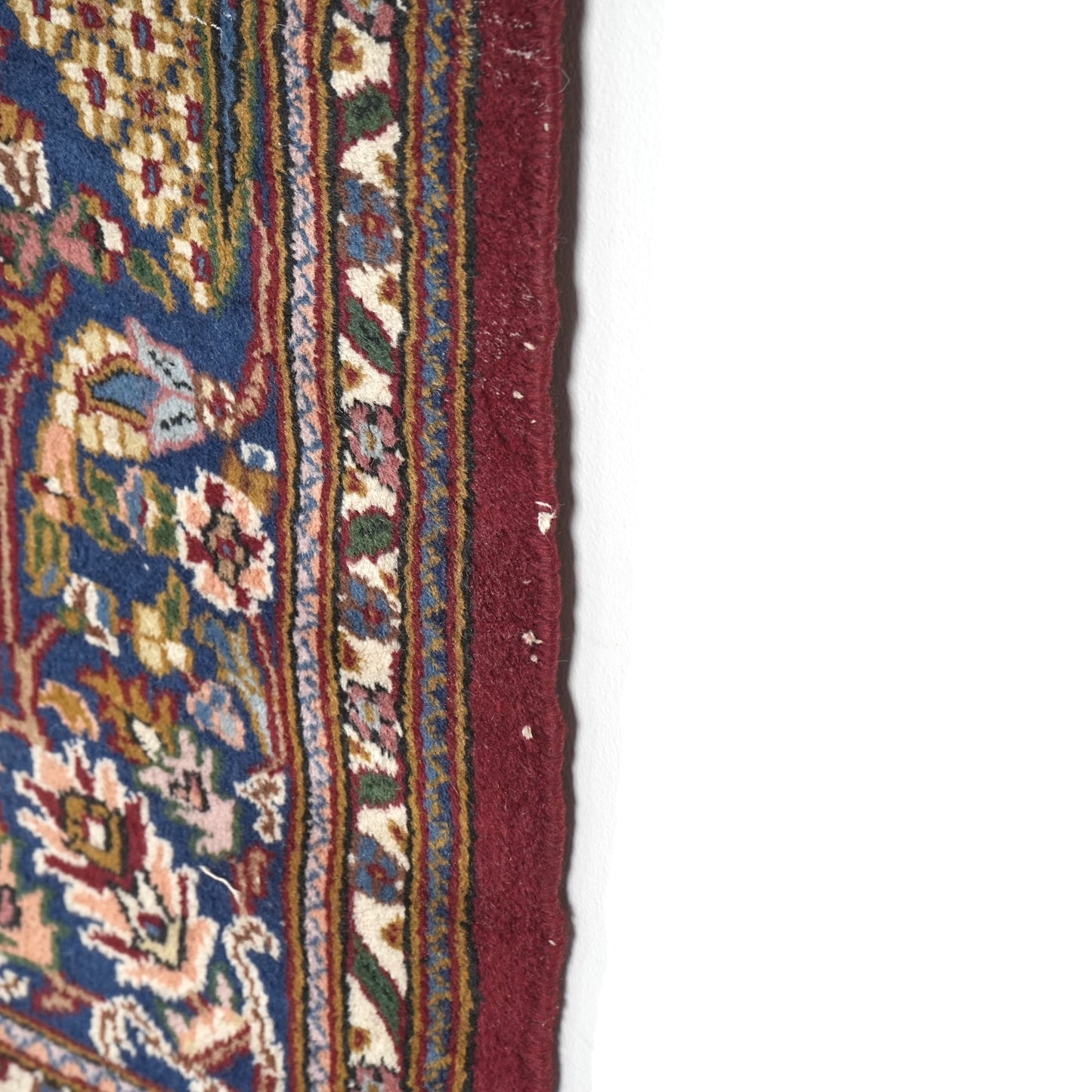送料無料 ヴィンテージ ラグ(手織り/222cm×148cm)