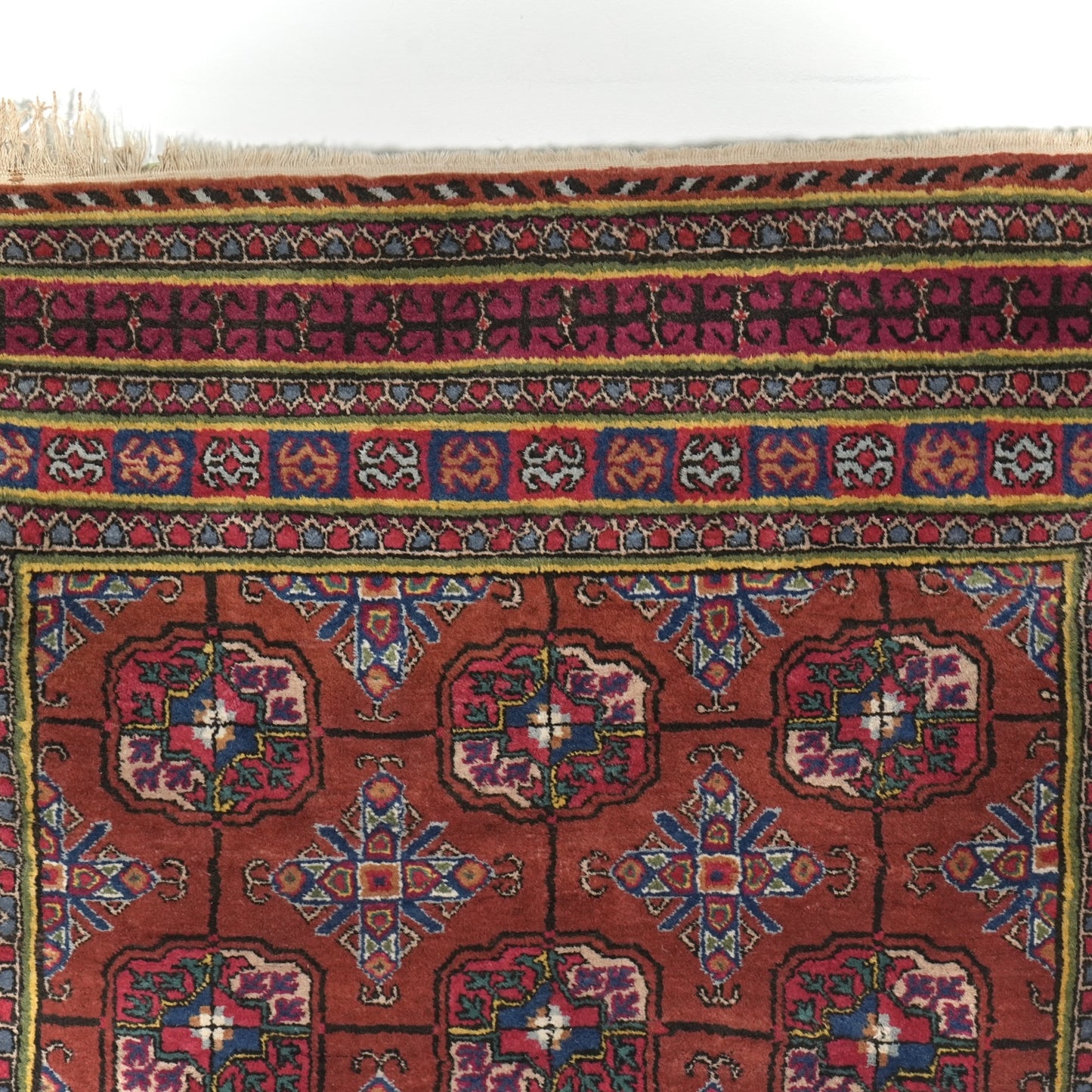 送料無料 ヴィンテージ ラグ(手織り/262cm×151cm)