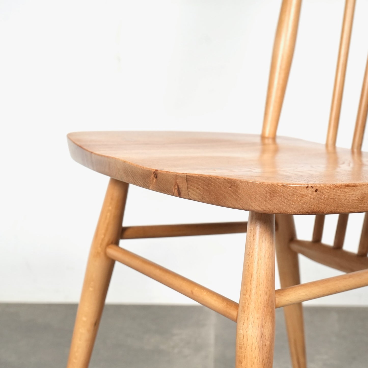 【ERCOL】ヴィンテージ ハイスティックバックチェア(メープル)