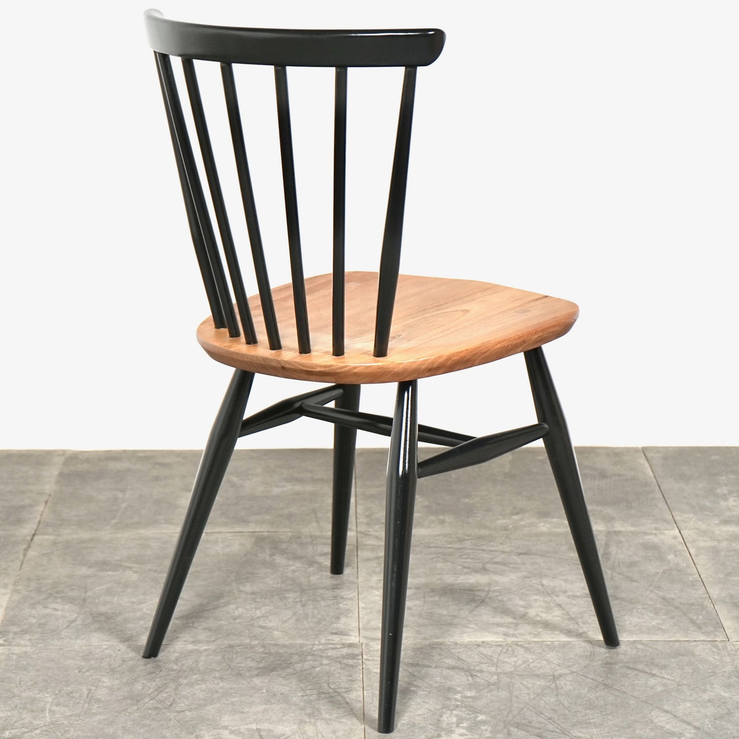 【ERCOL】ヴィンテージ ファンバックチェア(バイカラー)
