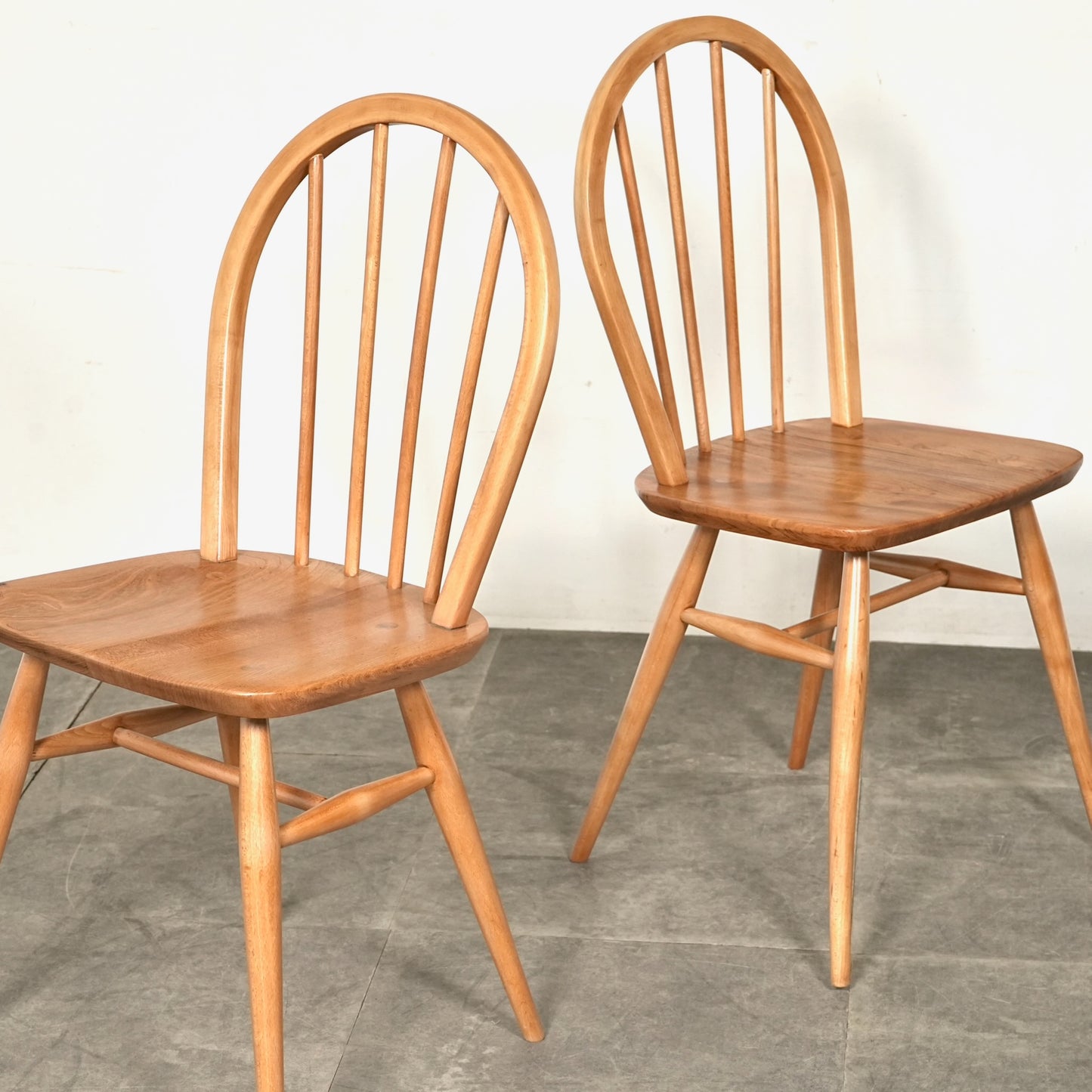 【ERCOL】ヴィンテージ フープバックチェア(メープル)