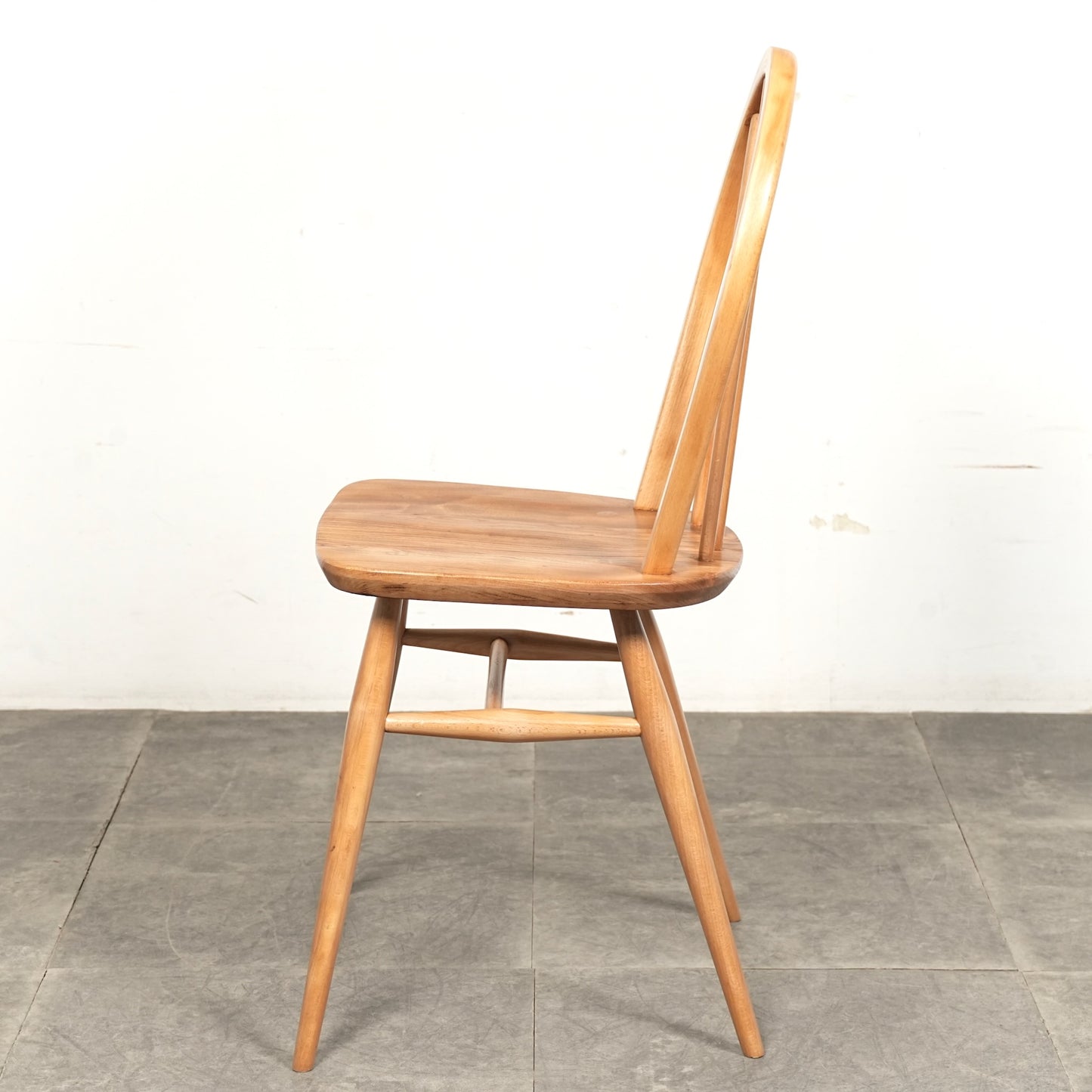【ERCOL】ヴィンテージ フープバックチェア(メープル)