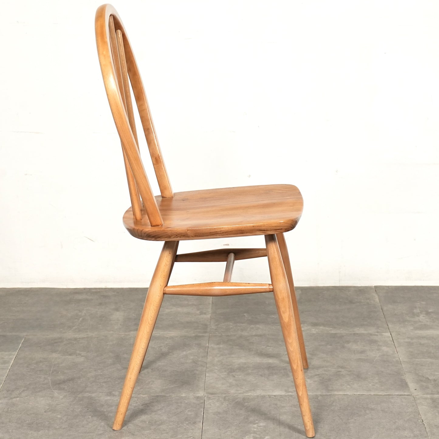 【ERCOL】ヴィンテージ フープバックチェア(メープル)