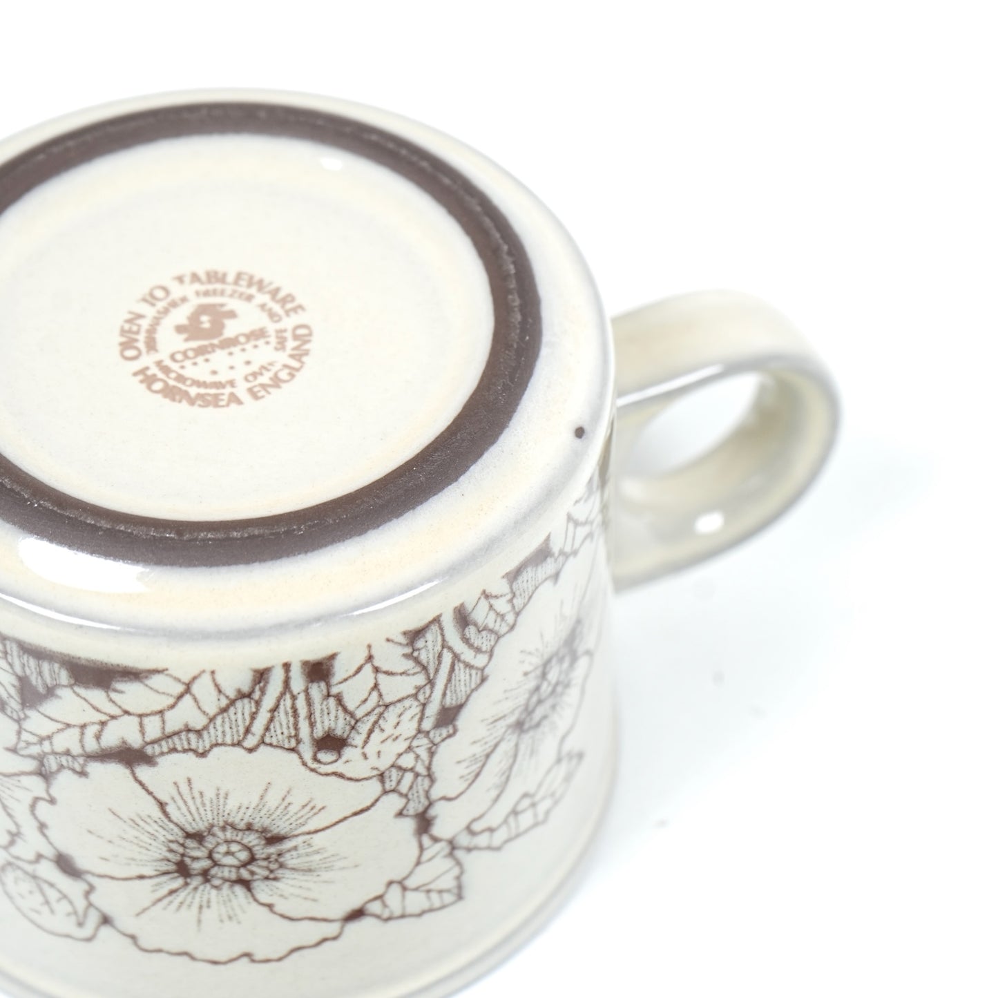 送料無料【Hornsea】CORNROSE カップ&ソーサー【4客セット】