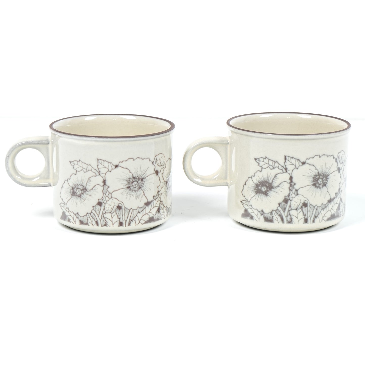 送料無料【Hornsea】CORNROSE カップ&ソーサー【4客セット】