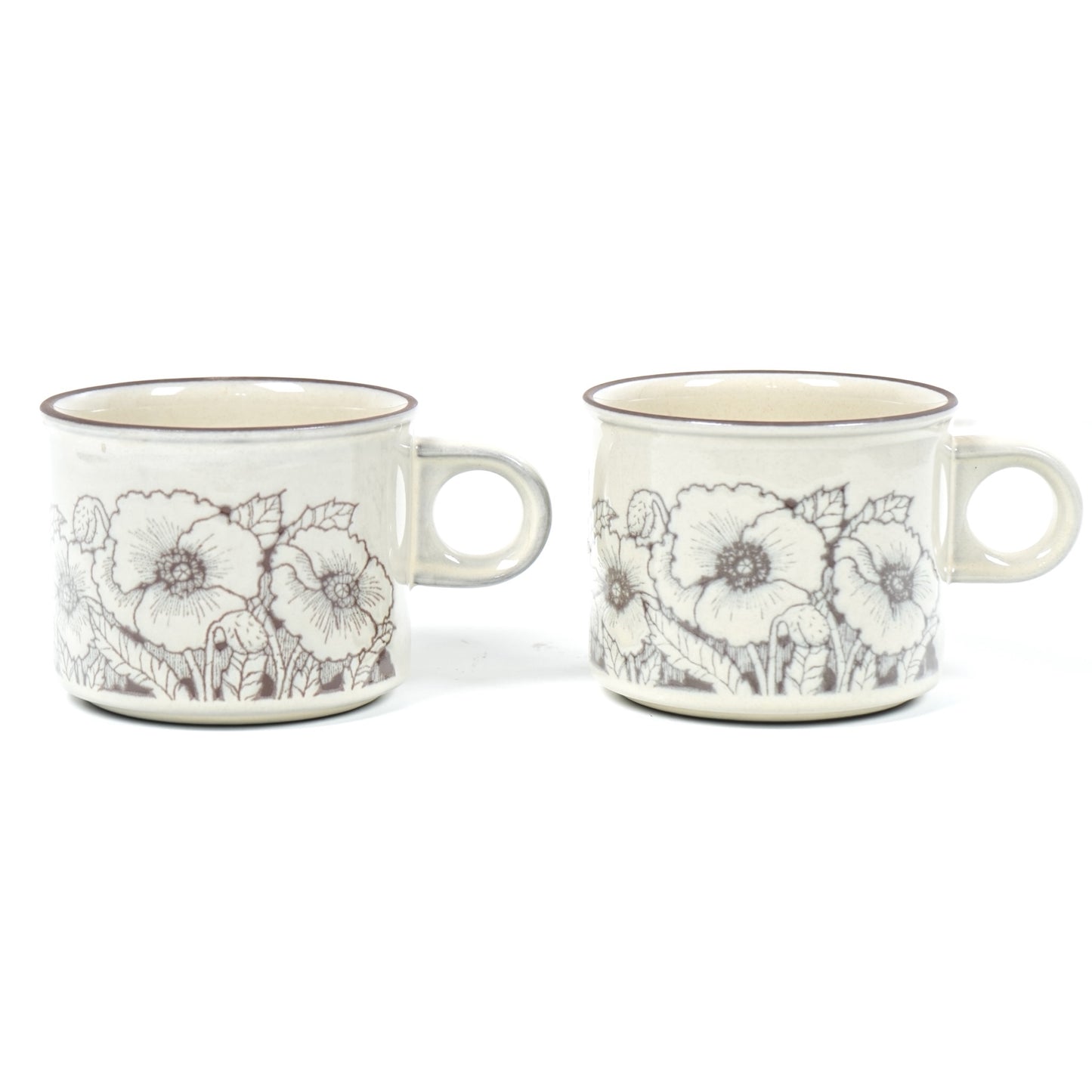 送料無料【Hornsea】CORNROSE カップ&ソーサー【4客セット】
