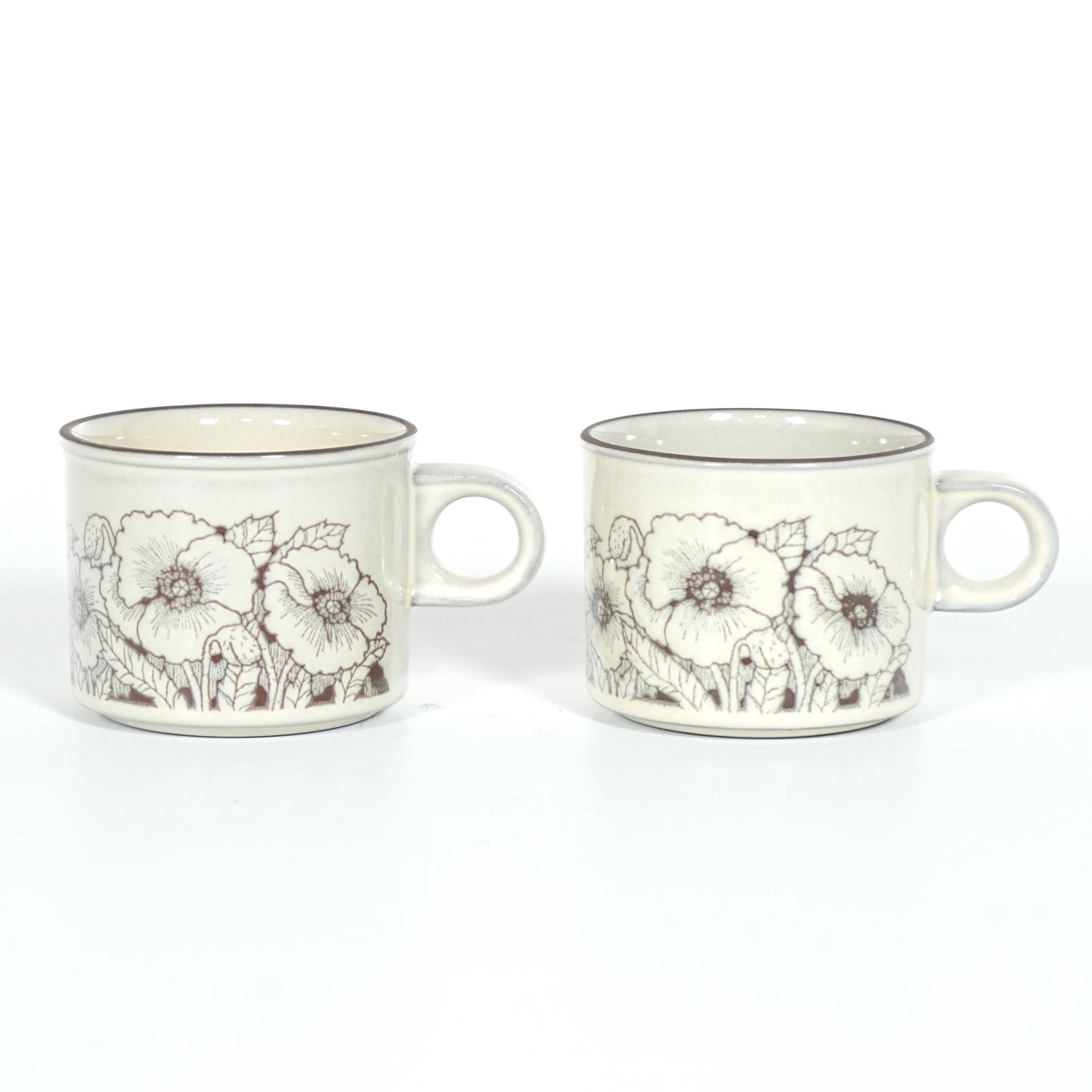 送料無料【Hornsea】CORNROSE カップ&ソーサー【4客セット】