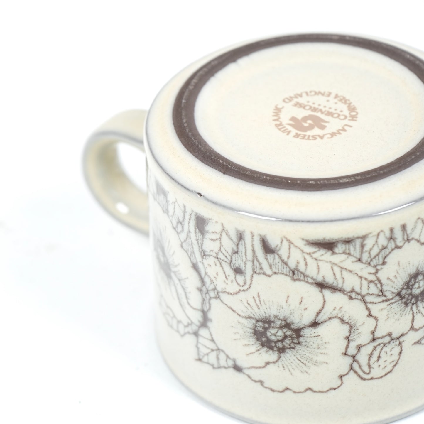 送料無料【Hornsea】CORNROSE カップ&ソーサー【4客セット】
