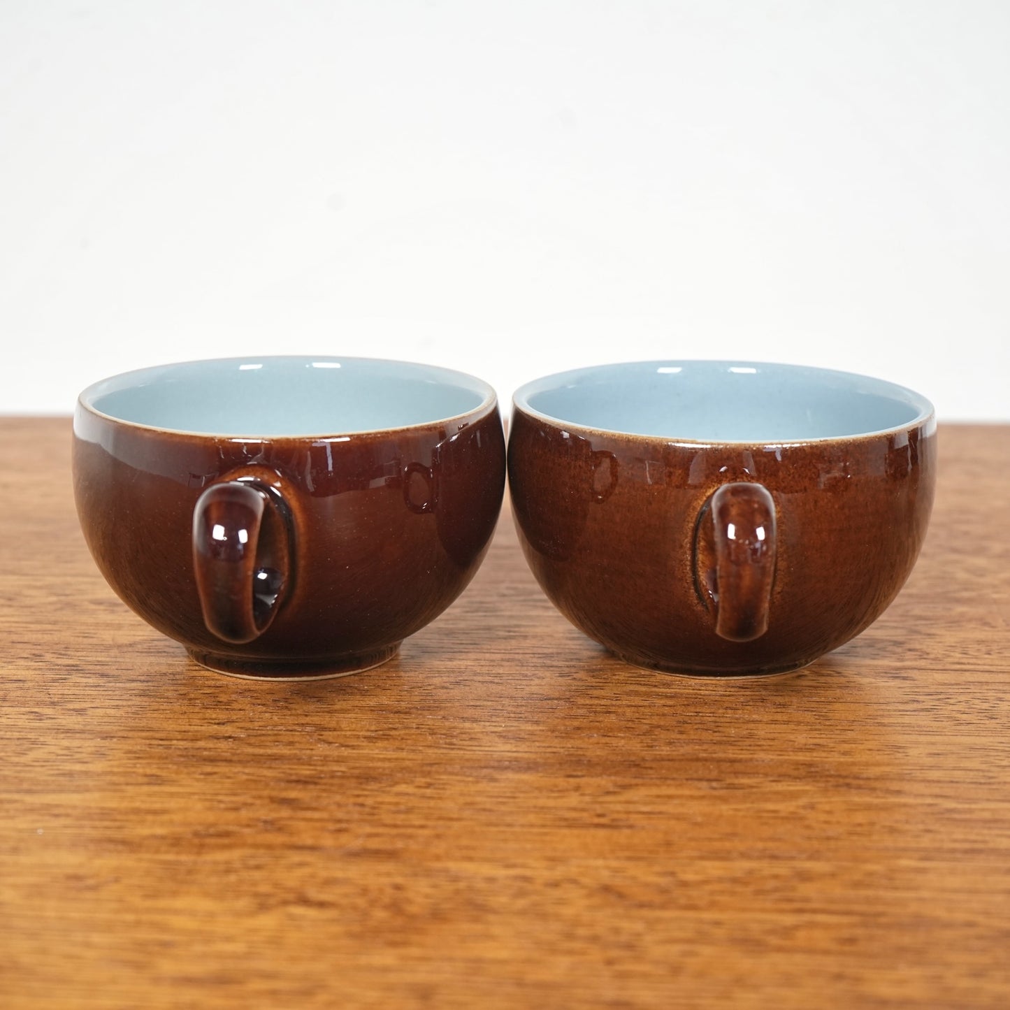 送料無料【Denby】Homestead Brown カップ&ソーサー【4客セット】