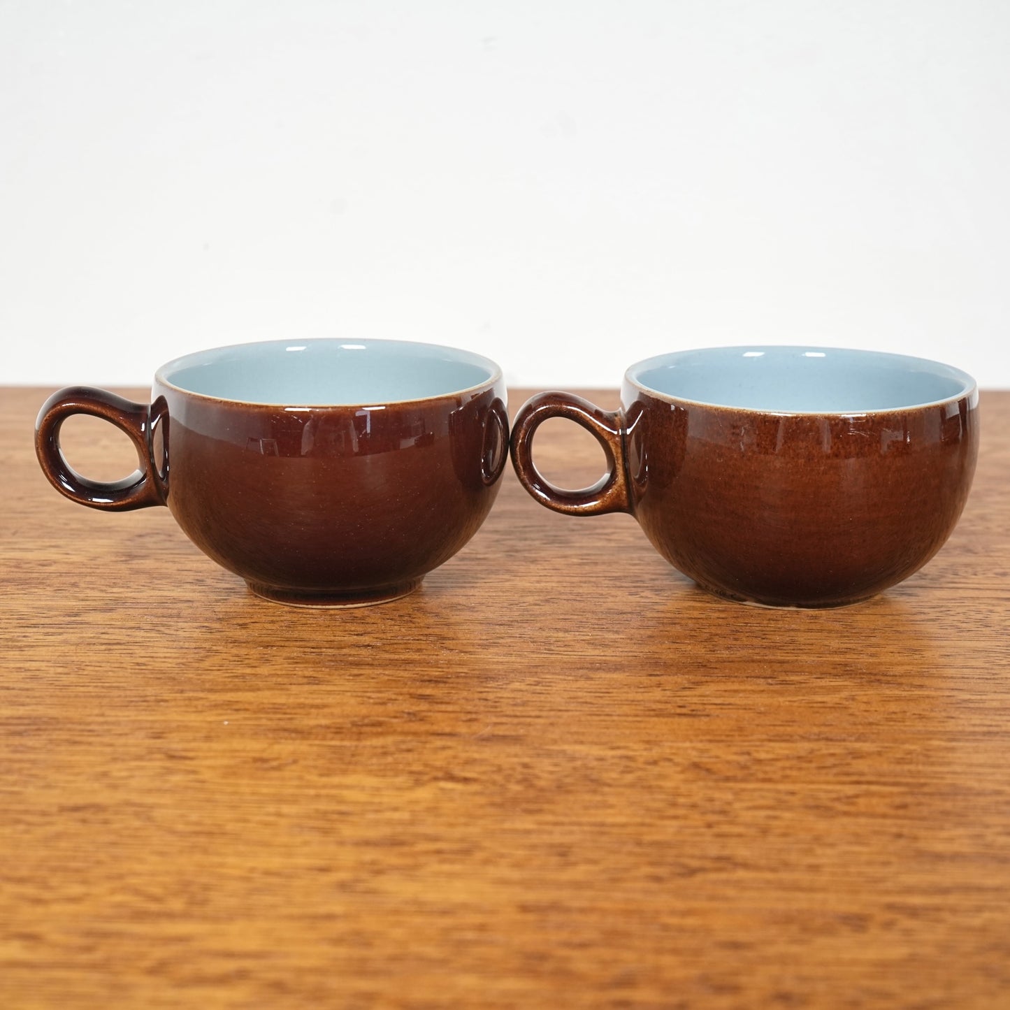 送料無料【Denby】Homestead Brown カップ&ソーサー【4客セット】