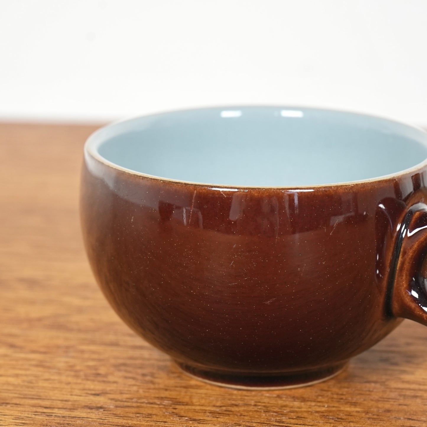 送料無料【Denby】Homestead Brown カップ&ソーサー【4客セット】