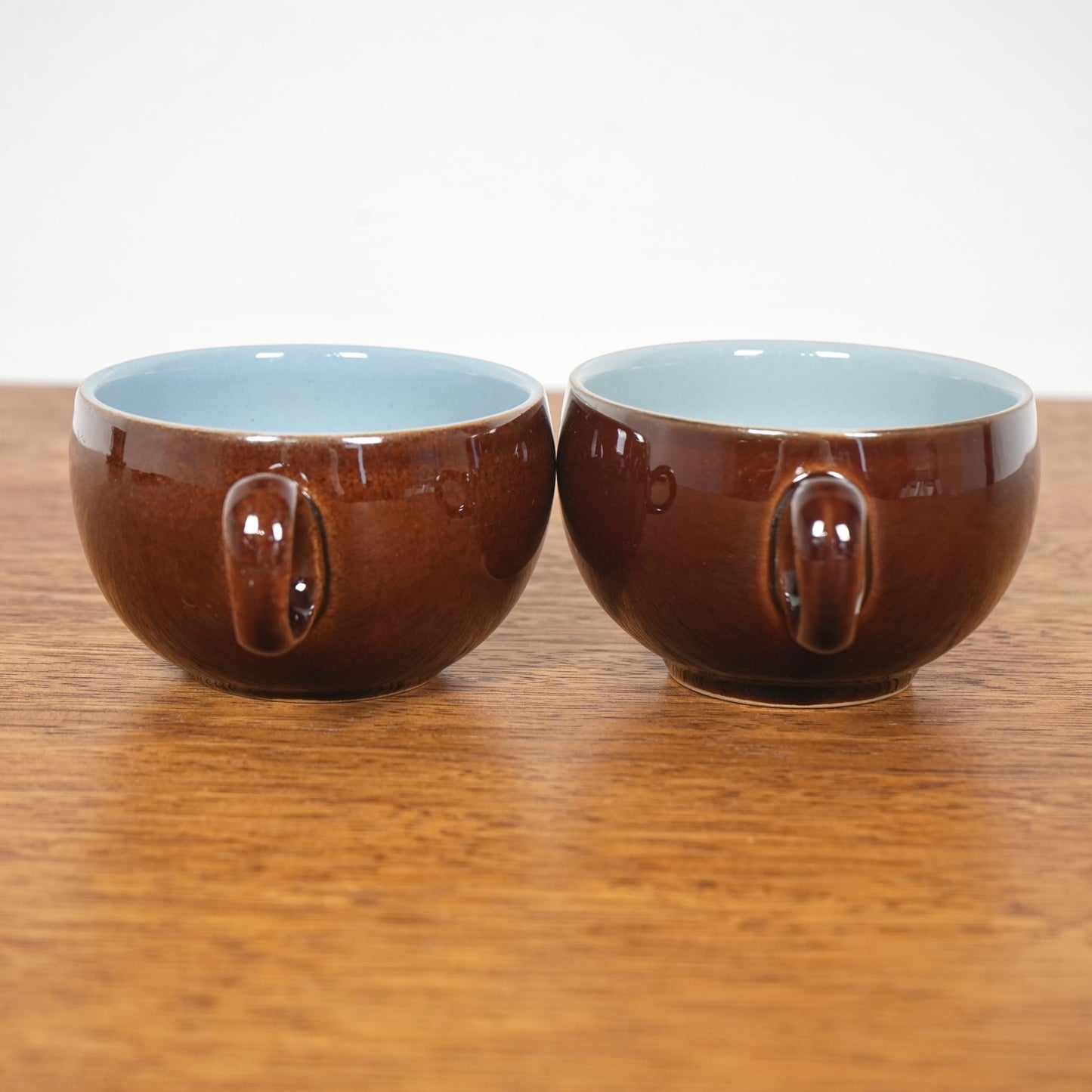 送料無料【Denby】Homestead Brown カップ&ソーサー【4客セット】