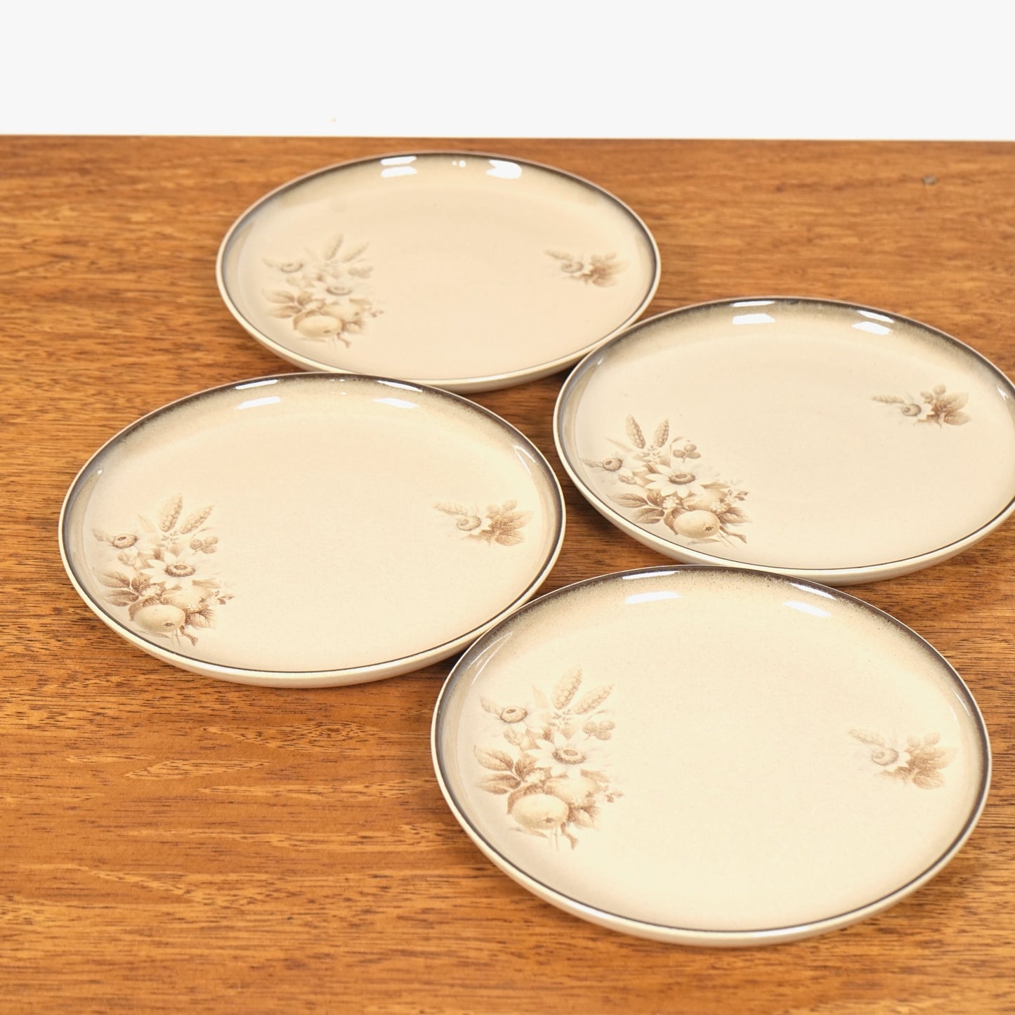 送料無料【Denby】Memories プレート(φ21cm)【4枚セット】