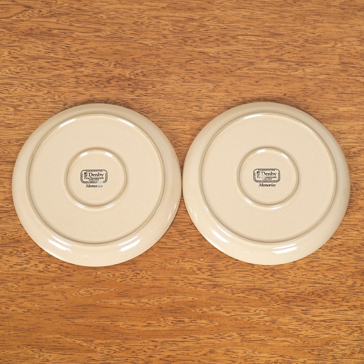 送料無料【Denby】Memories プレート(φ21cm)【4枚セット】