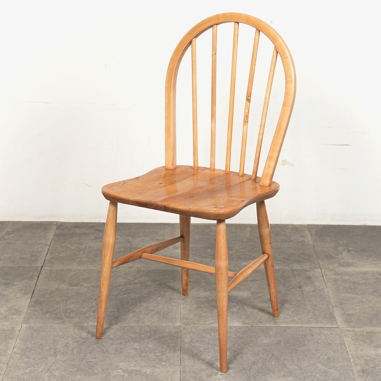 【ERCOL】ヴィンテージ フープバックチェア(メープル)