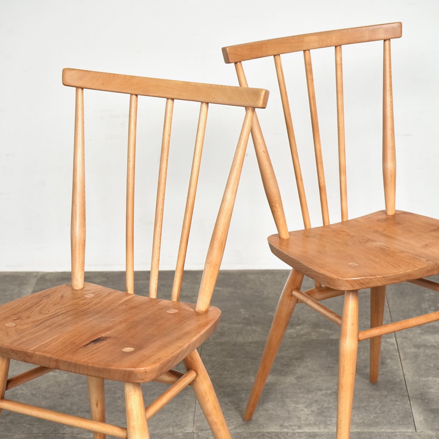 【ERCOL】ヴィンテージ スティックバックチェア(メープル)