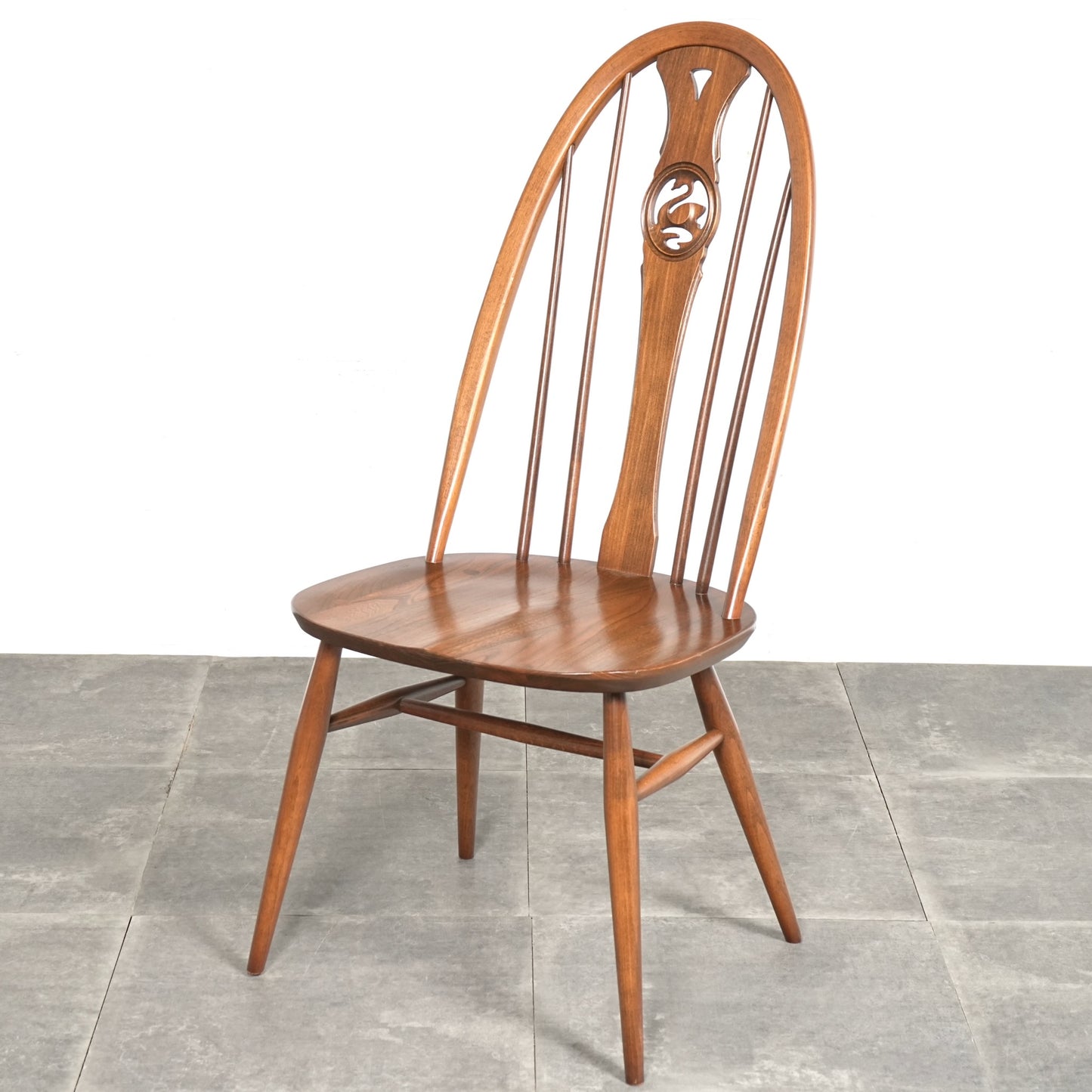 【ERCOL】オールドコロニアル スワンバックチェア