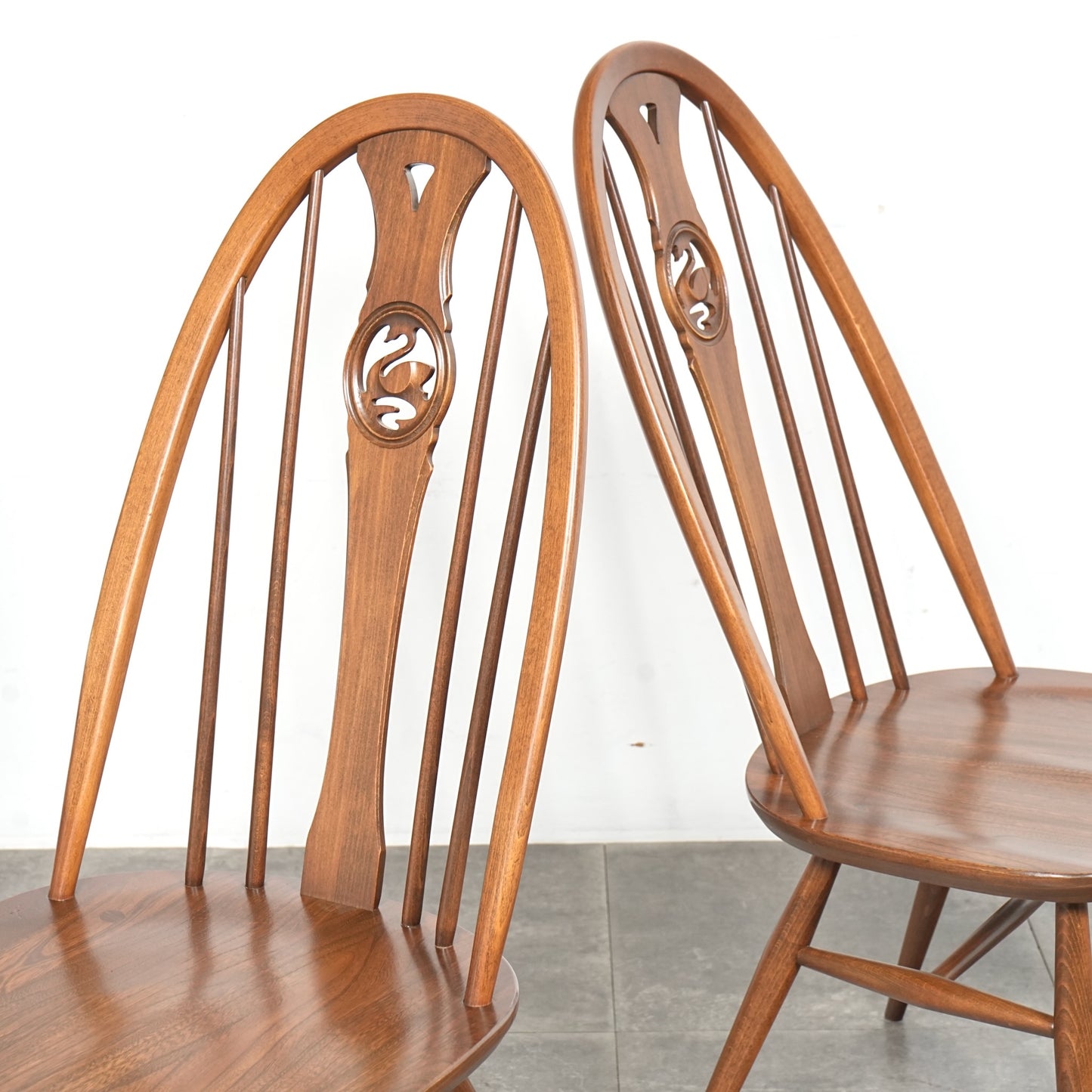 【ERCOL】オールドコロニアル スワンバックチェア