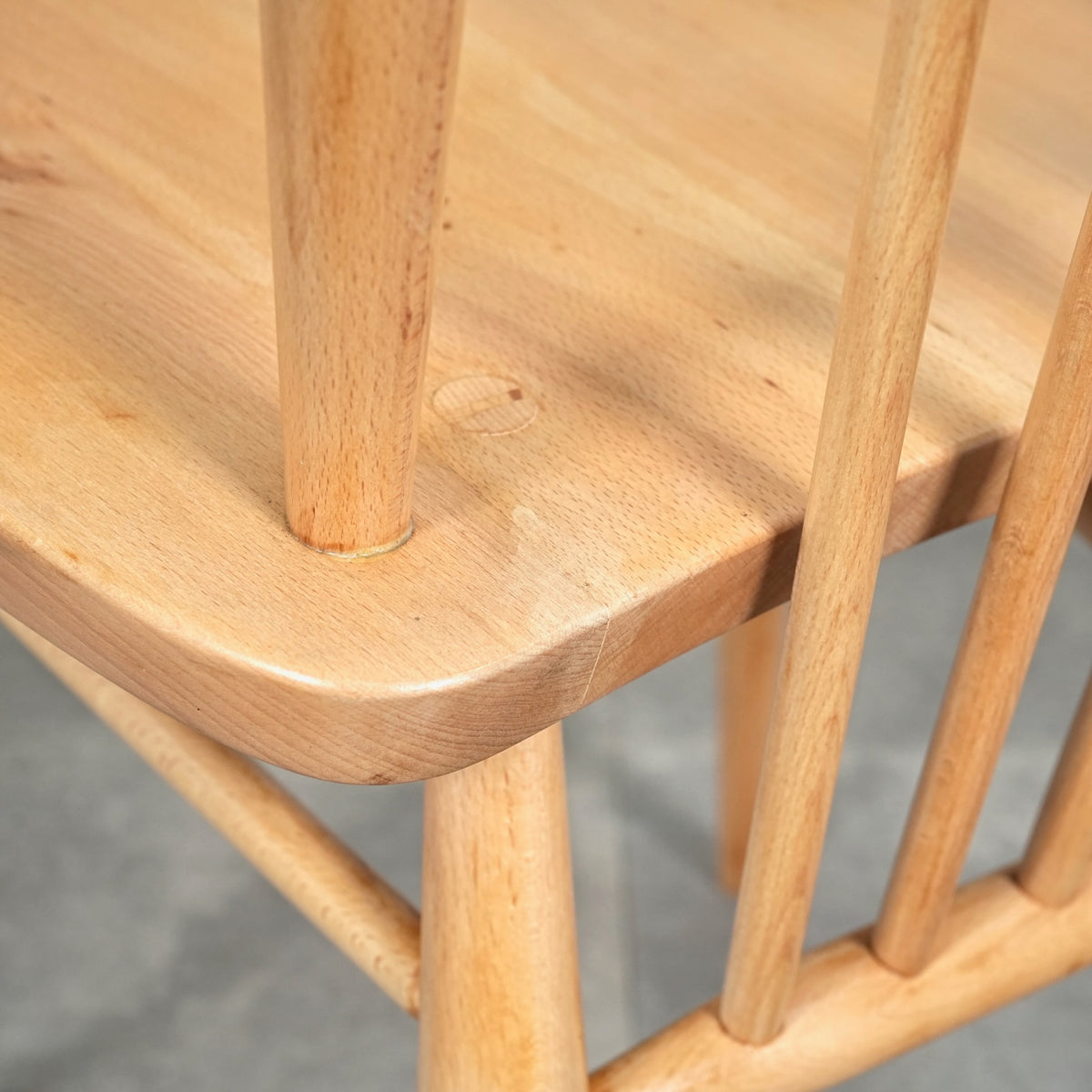 【ERCOL】ヴィンテージ ハイスティックバックチェア(メープル)