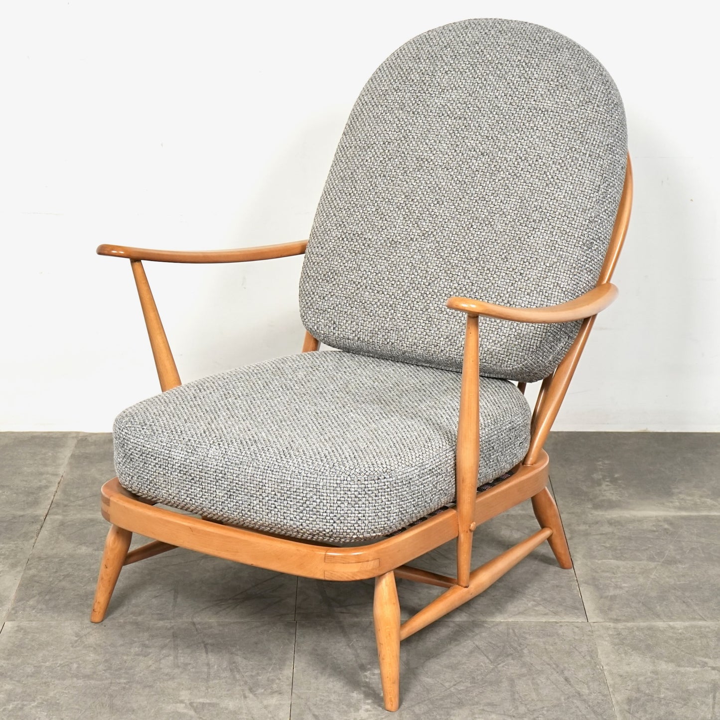 【ERCOL】ヴィンテージ 1Pソファ(イージーチェア)【張替済】