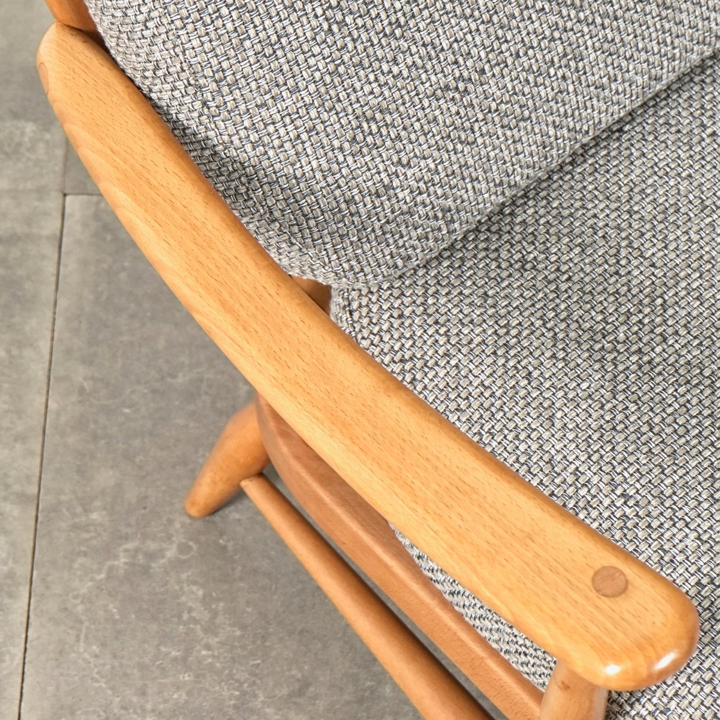 【ERCOL】ヴィンテージ 1Pソファ(イージーチェア)【張替済】
